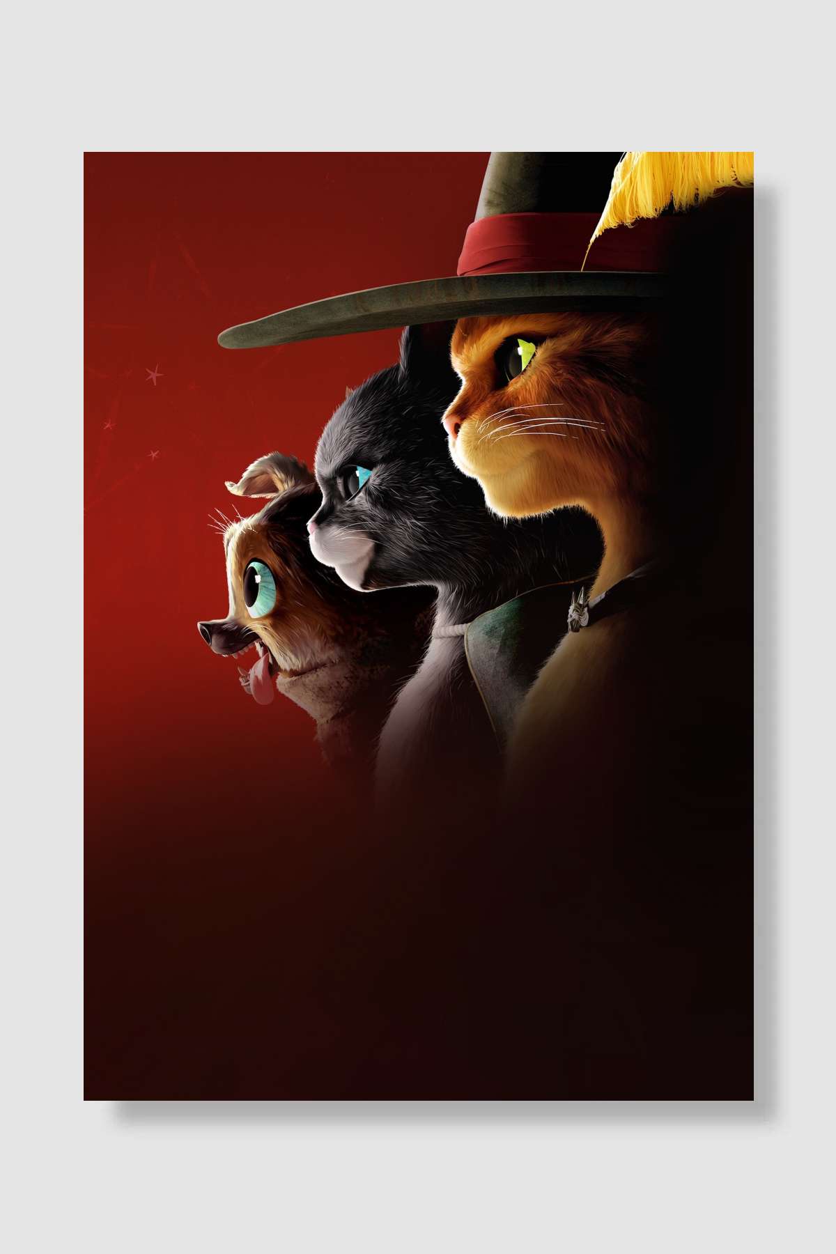 Çizmeli Kedi: Son Dilek - Puss in Boots: The Last Wish Film Poster Çerçevesiz Yüksek Kalite Film Afiş Duvar Poster