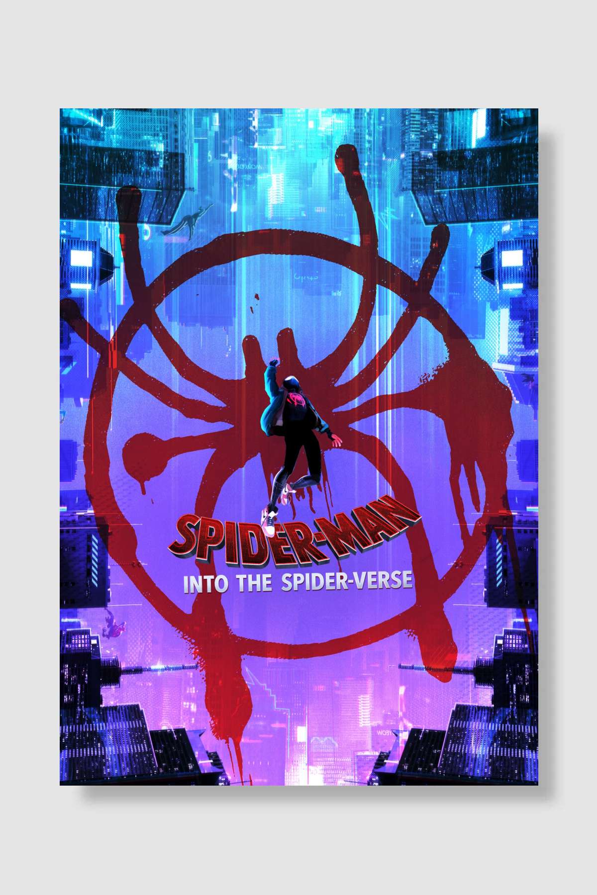 Örümcek Adam: Örümcek Evreninde - Spider-Man: Into the Spider-Verse Film Poster Çerçevesiz Yüksek Kalite Film Afiş Duvar Poster