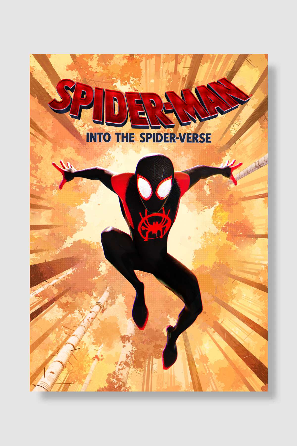 Örümcek Adam: Örümcek Evreninde - Spider-Man: Into the Spider-Verse Film Poster Çerçevesiz Yüksek Kalite Film Afiş Duvar Poster