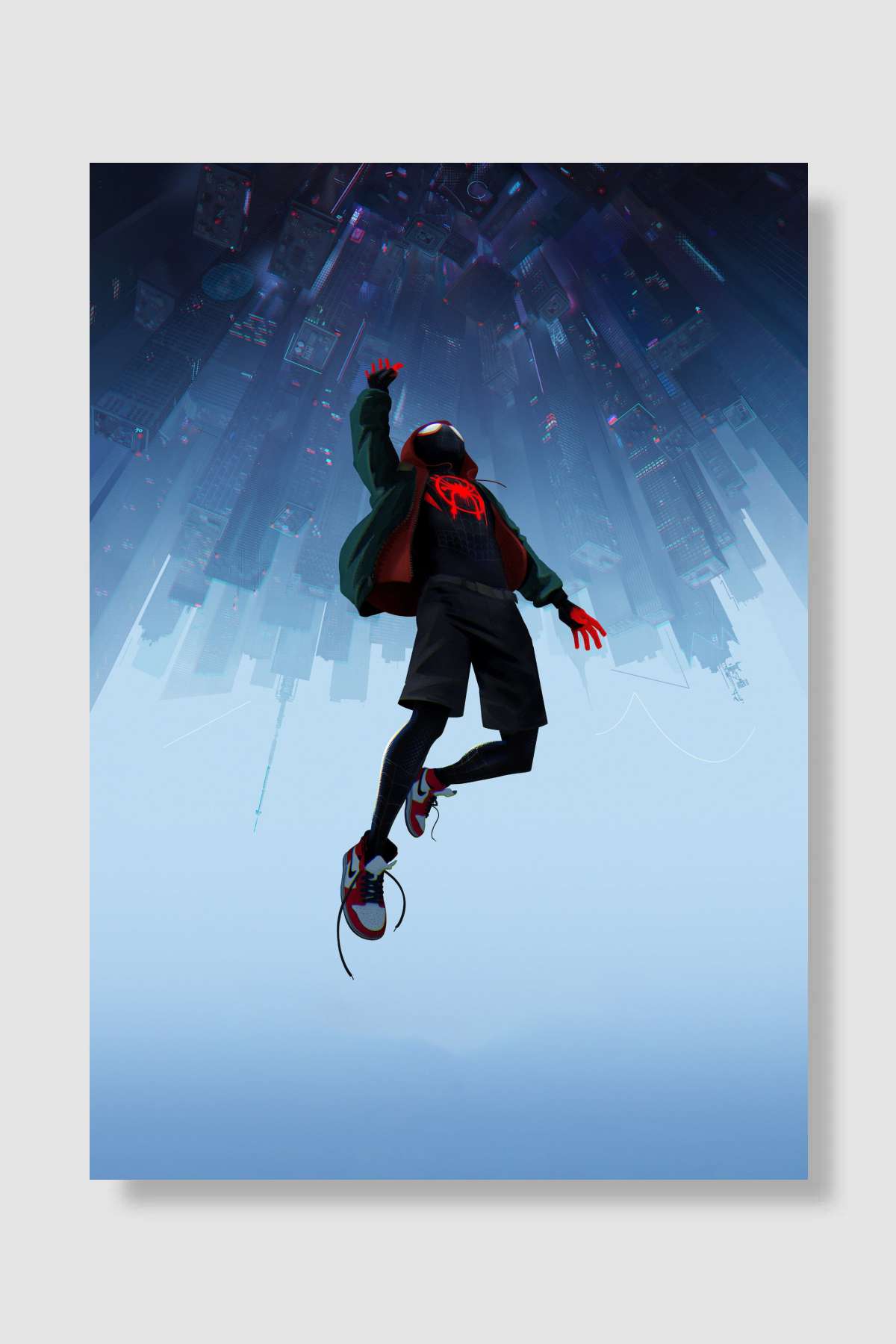 Örümcek Adam: Örümcek Evreninde - Spider-Man: Into the Spider-Verse Film Poster Çerçevesiz Yüksek Kalite Film Afiş Duvar Poster - En İyi Fiyatlarla