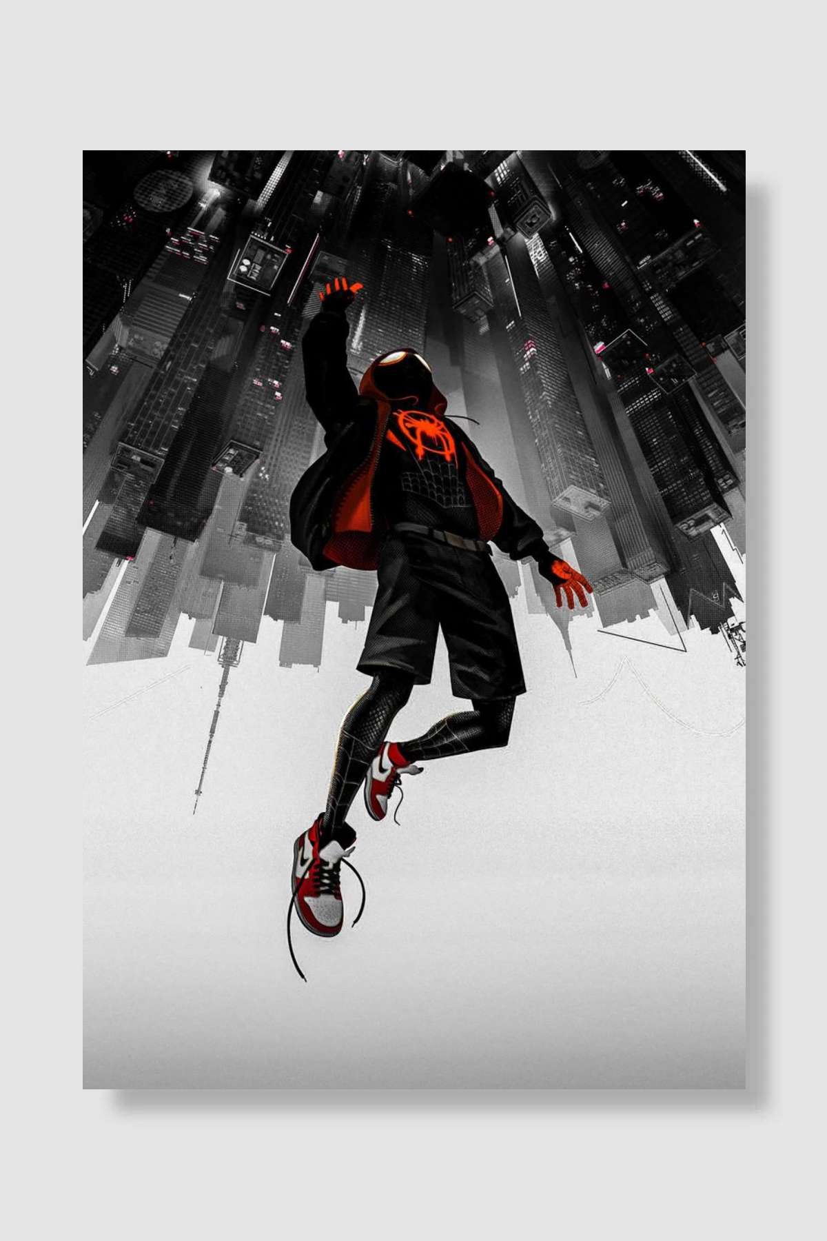 Örümcek Adam: Örümcek Evreninde - Spider-Man: Into the Spider-Verse Film Poster Çerçevesiz Yüksek Kalite Film Afiş Duvar Poster
