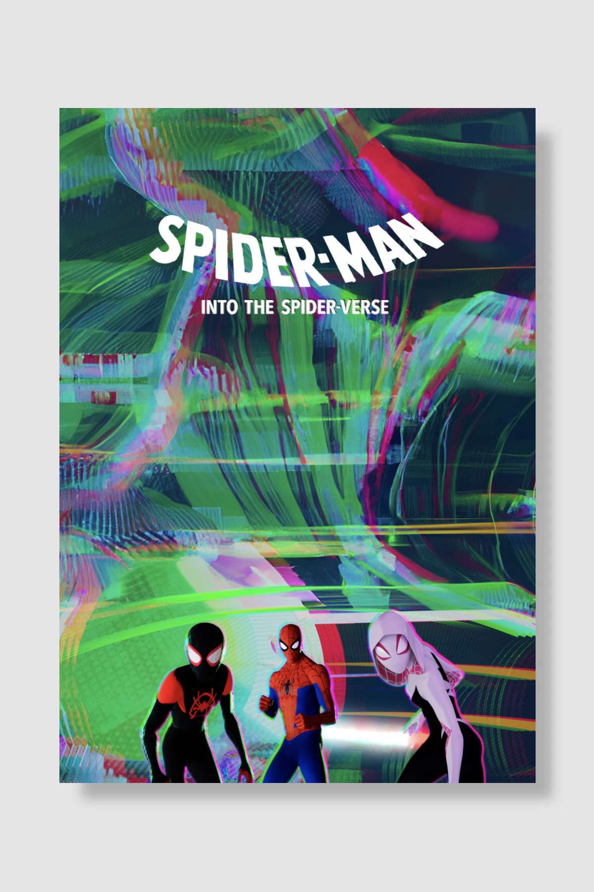 Örümcek Adam: Örümcek Evreninde - Spider-Man: Into the Spider-Verse Film Poster Çerçevesiz Yüksek Kalite Film Afiş Duvar Poster