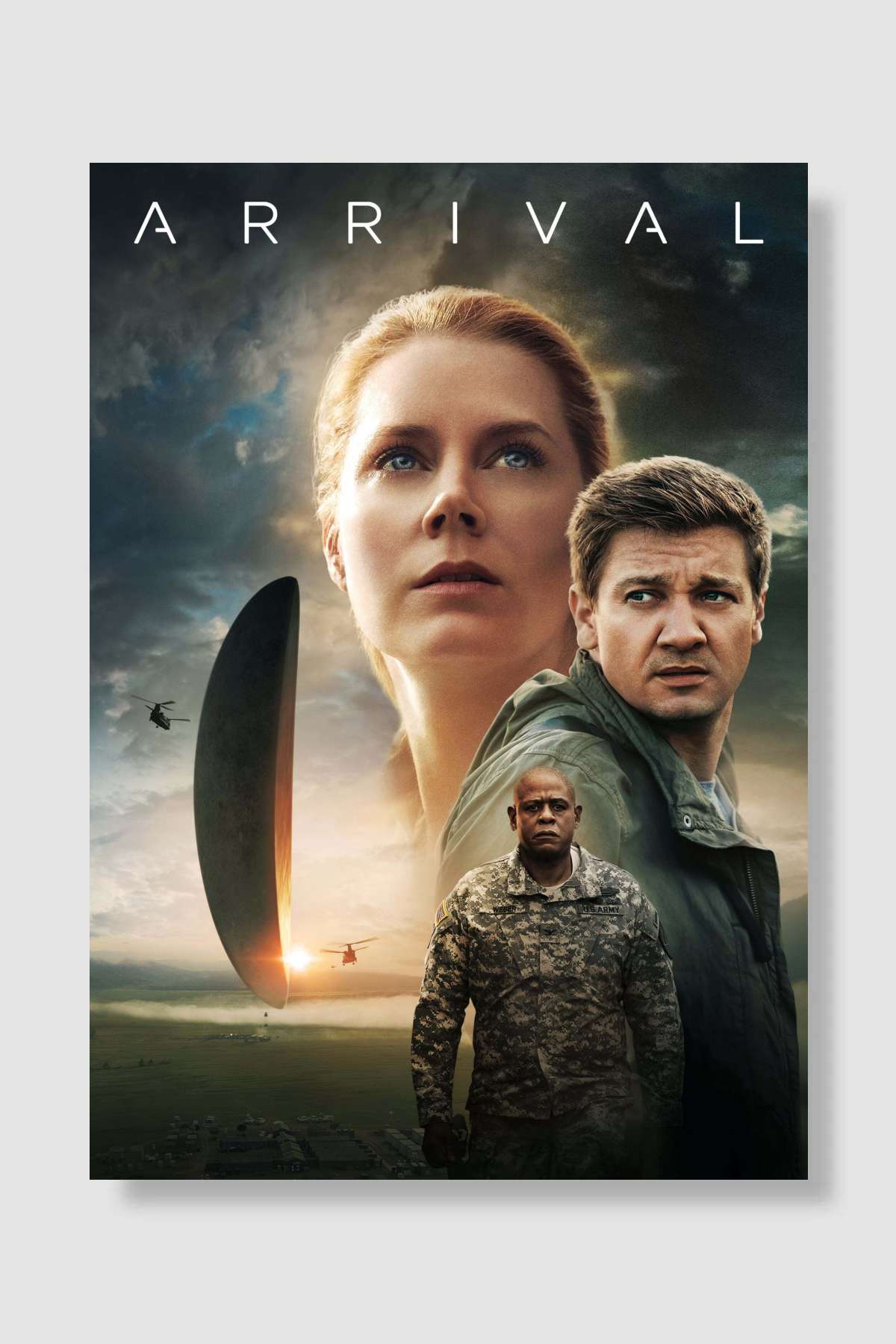 Geliş - Arrival Film Poster Çerçevesiz Yüksek Kalite Film Afiş Duvar Poster - En İyi Fiyatlarla