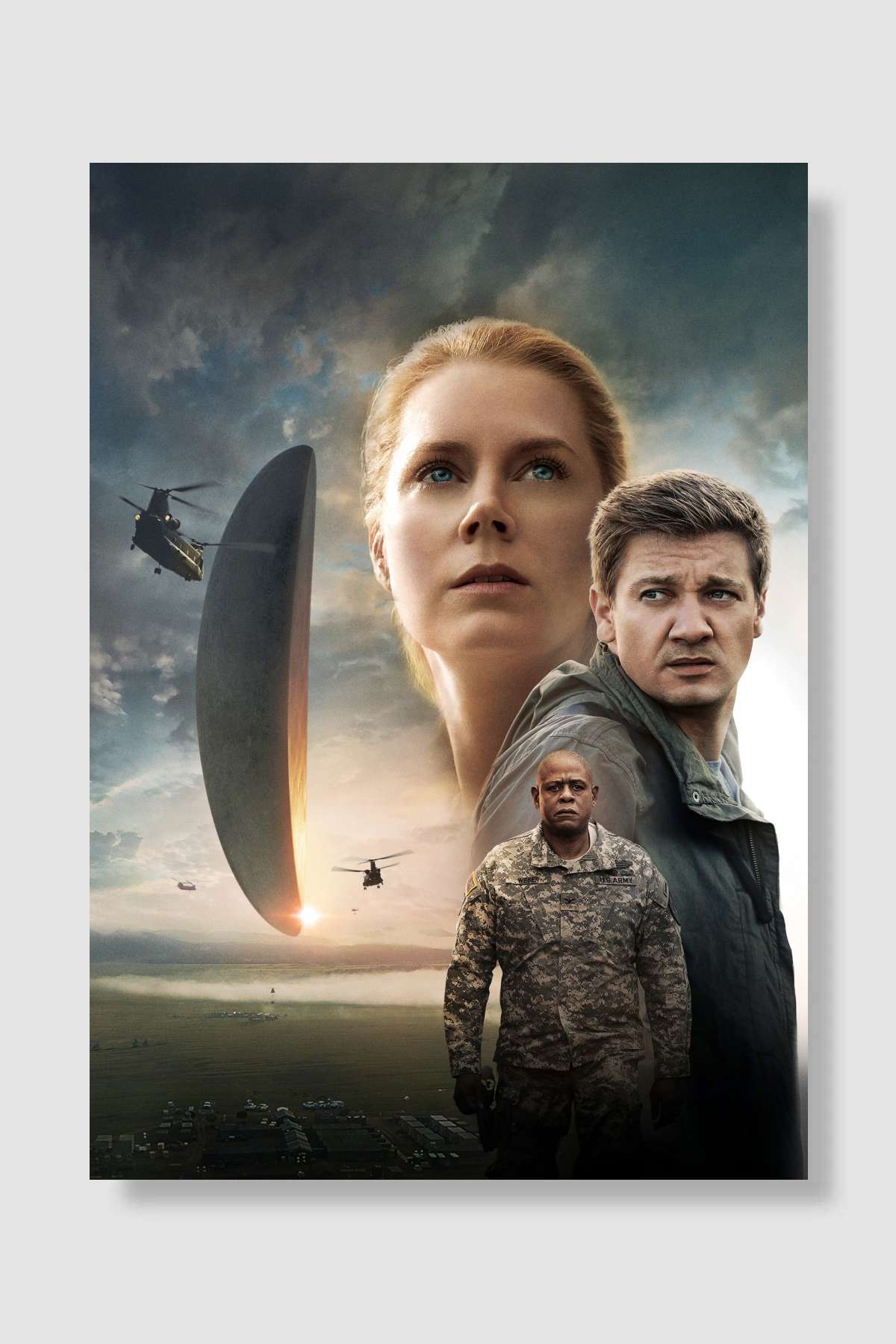 Geliş - Arrival Film Poster Çerçevesiz Yüksek Kalite Film Afiş Duvar Poster