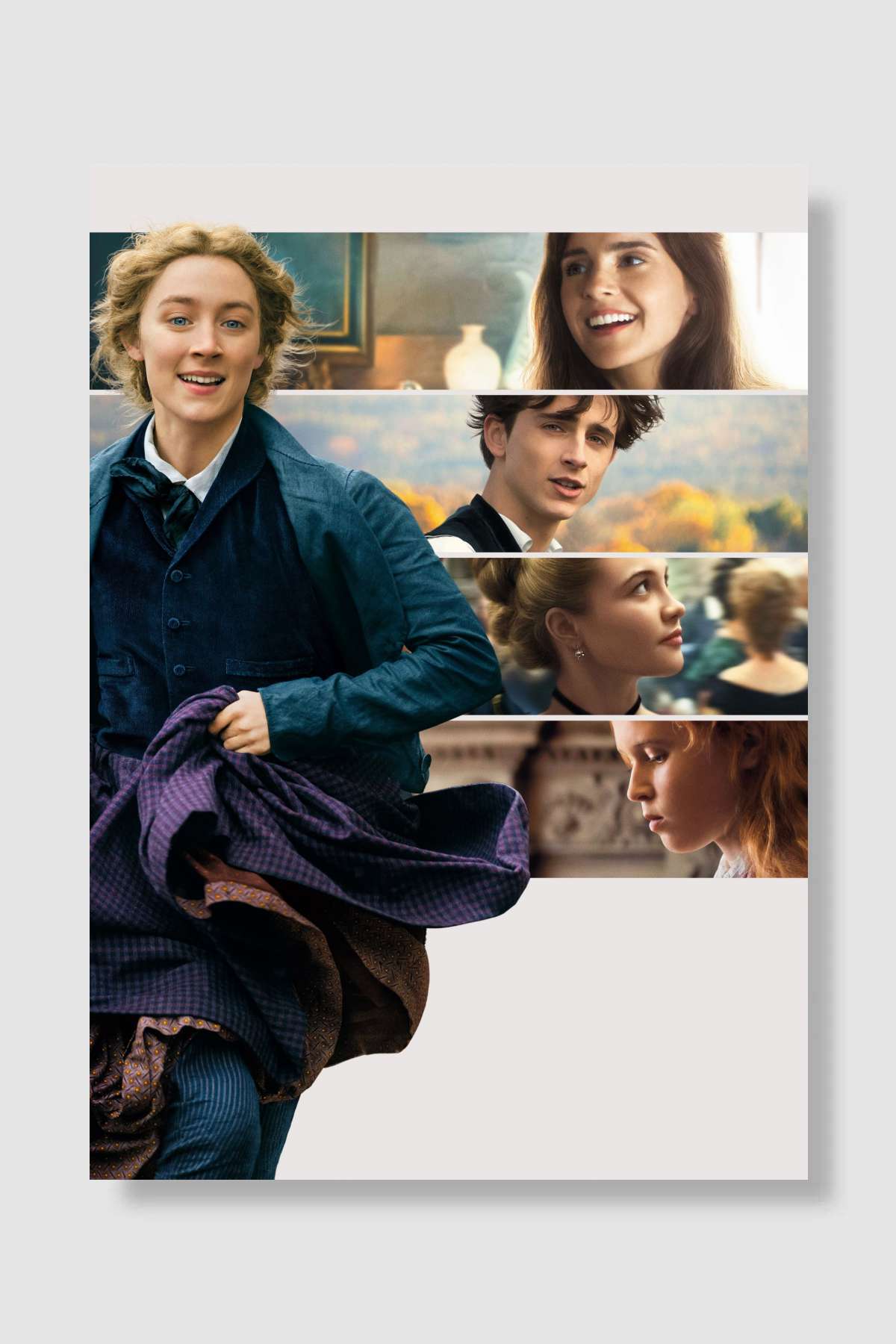 Küçük Kadınlar - Little Women Film Poster Çerçevesiz Yüksek Kalite Film Afiş Duvar Poster