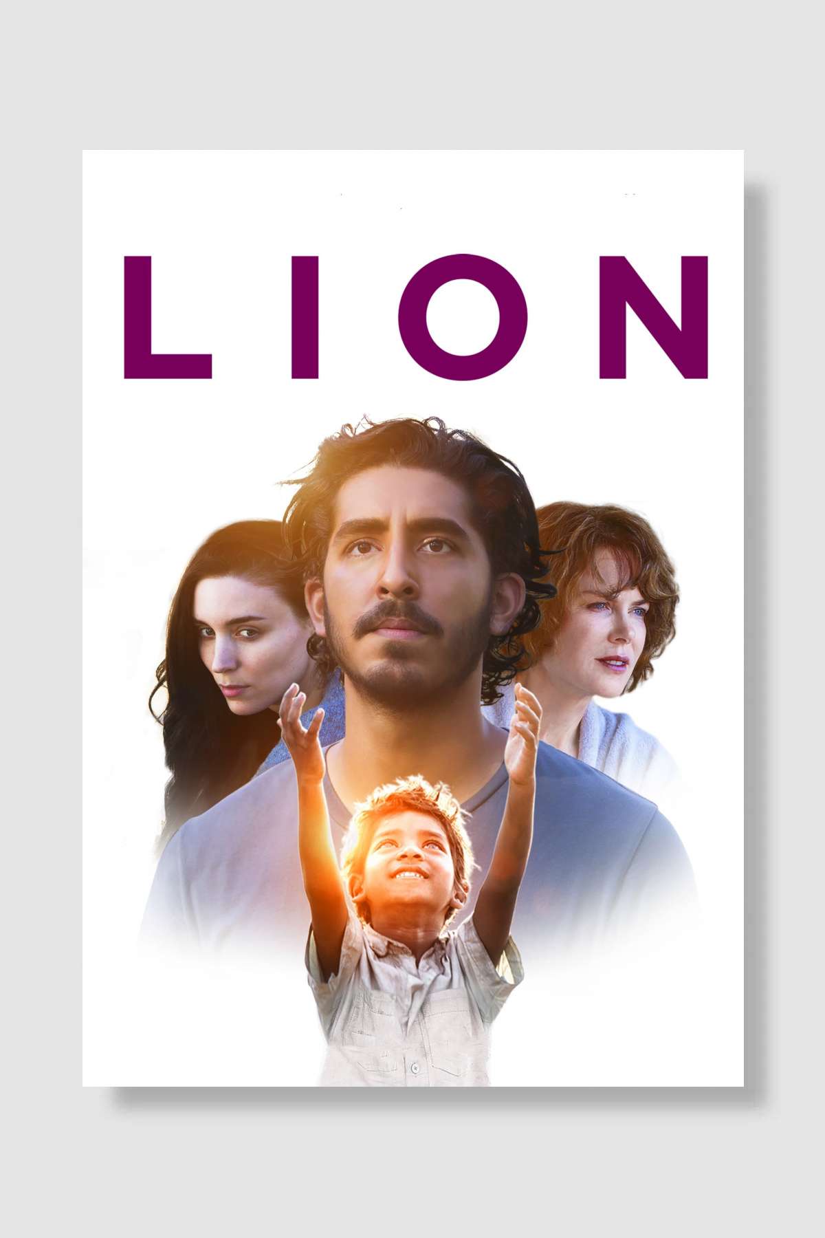 Lion Film Poster Çerçevesiz Yüksek Kalite Film Afiş Duvar Poster