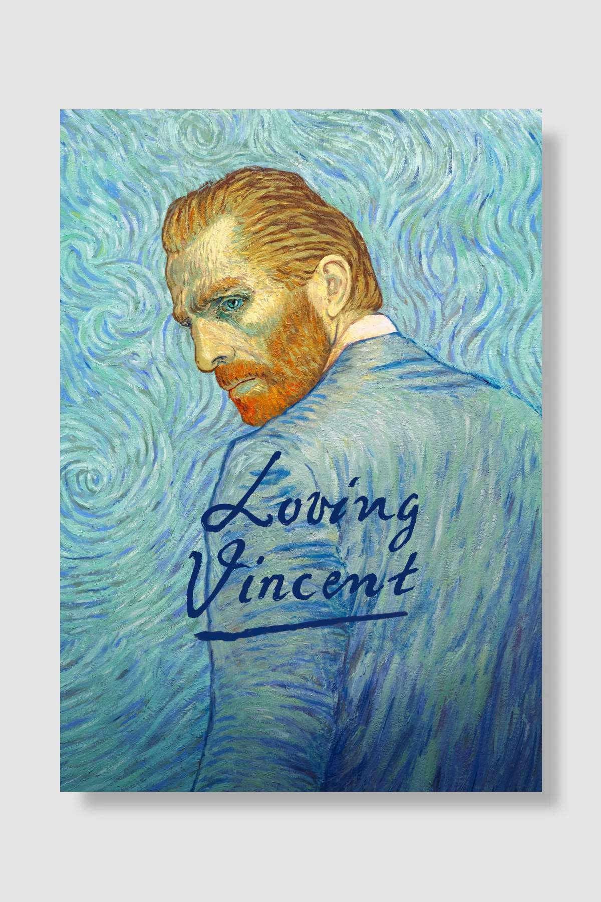 Vincent'ten Sevgilerle - Loving Vincent Film Poster Çerçevesiz Yüksek Kalite Film Afiş Duvar Poster