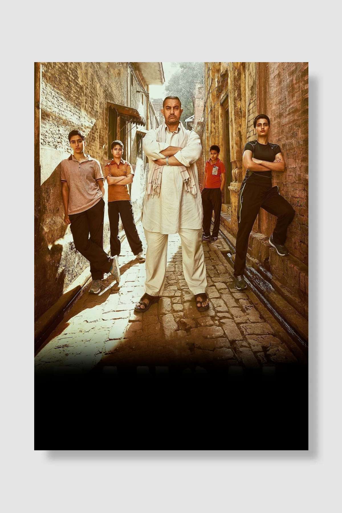 Dangal - दंगल Film Poster Çerçevesiz Yüksek Kalite Film Afiş Duvar Poster