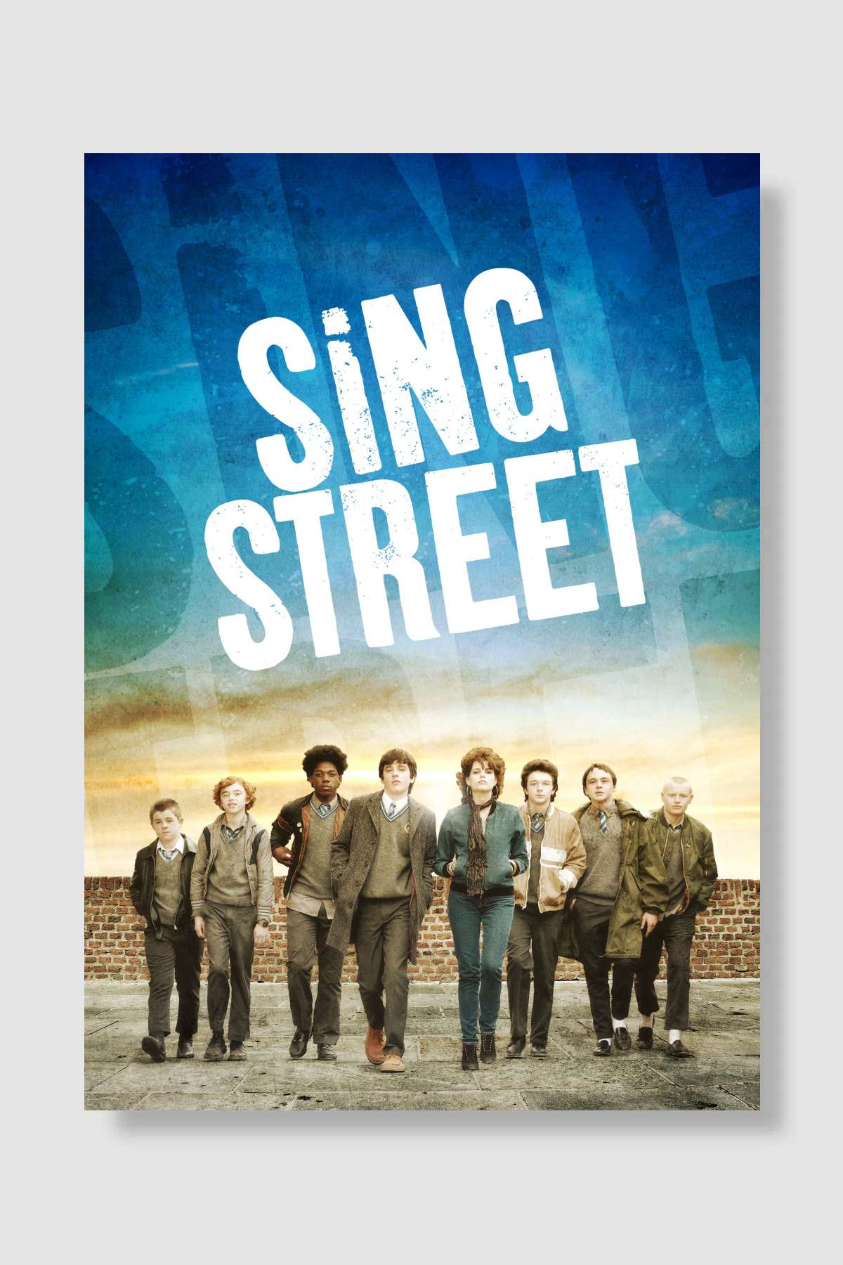 Sing Street Film Poster Çerçevesiz Yüksek Kalite Film Afiş Duvar Poster
