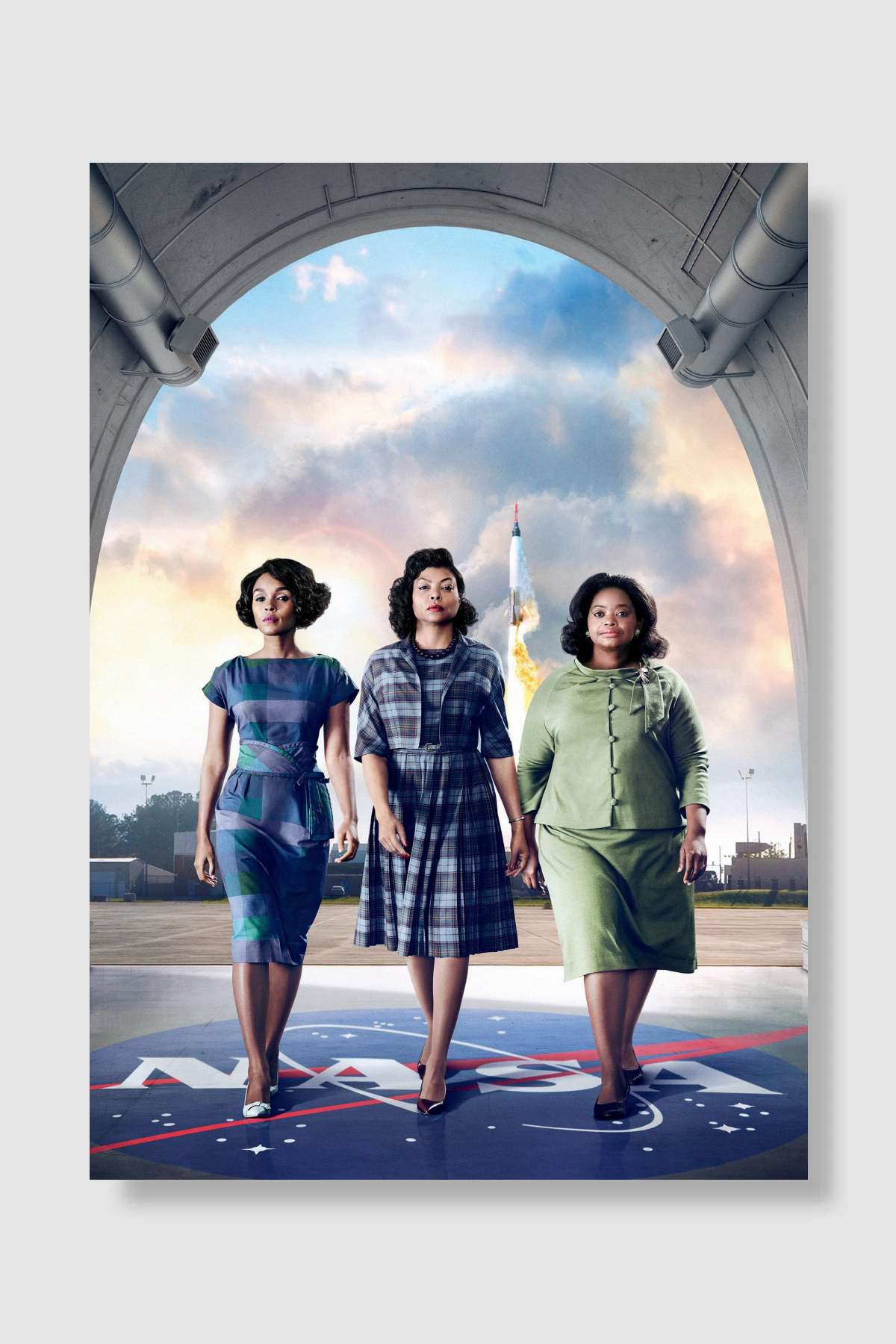 Gizli Sayılar - Hidden Figures Film Poster Çerçevesiz Yüksek Kalite Film Afiş Duvar Poster
