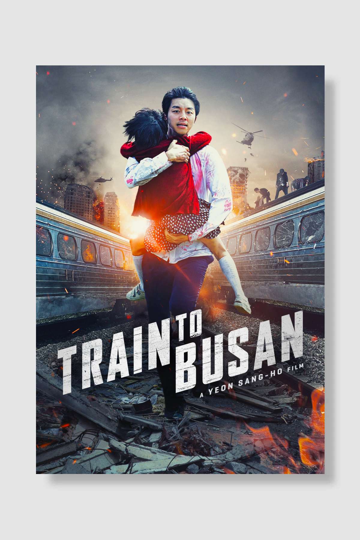 Zombi Ekspresi - 부산행 Film Poster Çerçevesiz Yüksek Kalite Film Afiş Duvar Poster - En İyi Fiyatlarla