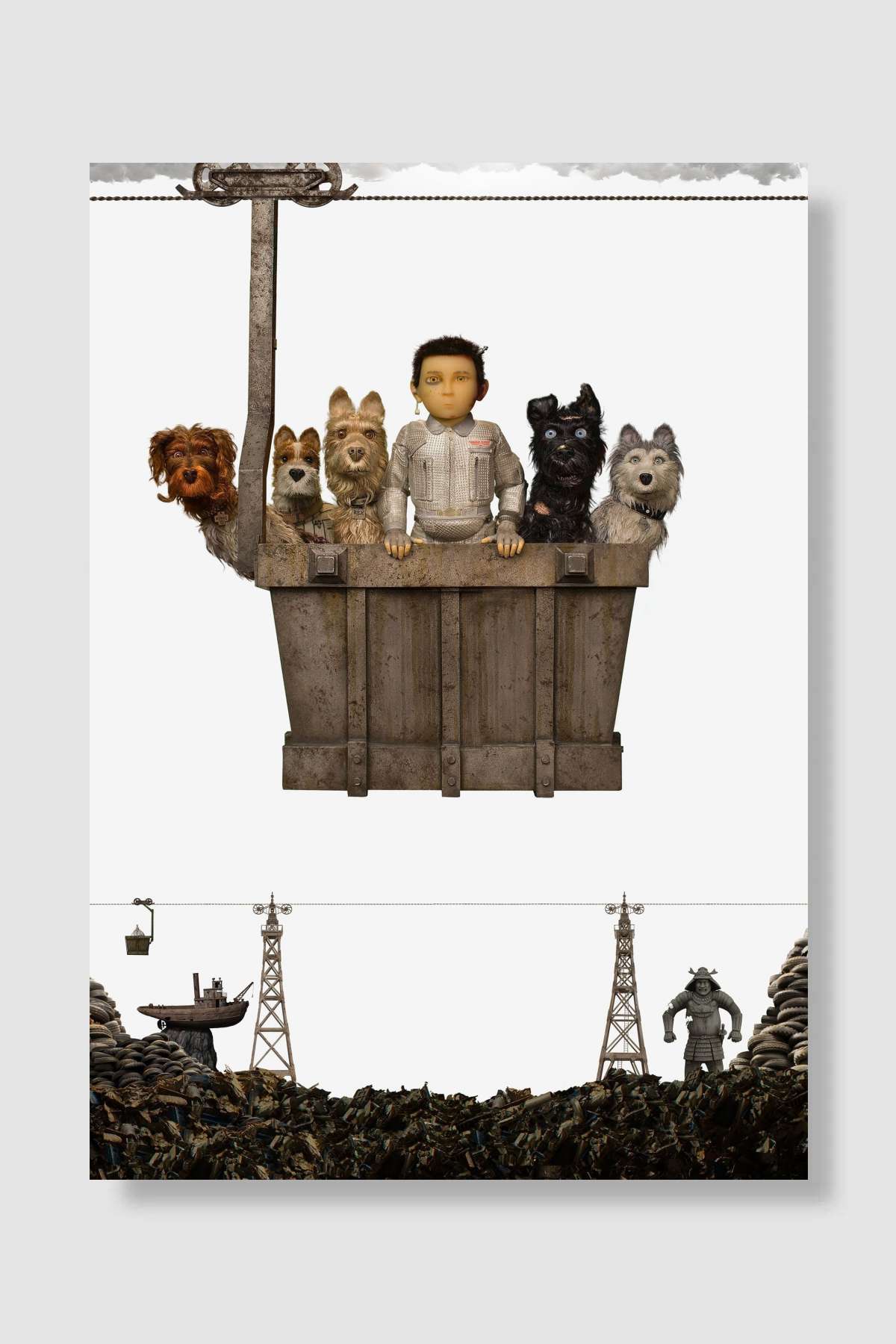 Köpek Adası - Isle of Dogs Film Poster Çerçevesiz Yüksek Kalite Film Afiş Duvar Poster
