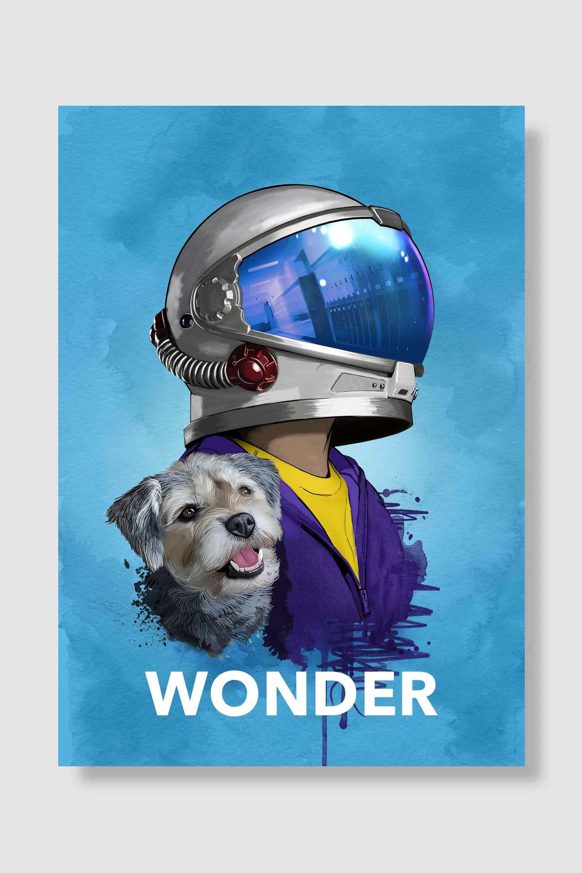 Mucize - Wonder Film Poster Çerçevesiz Yüksek Kalite Film Afiş Duvar Poster