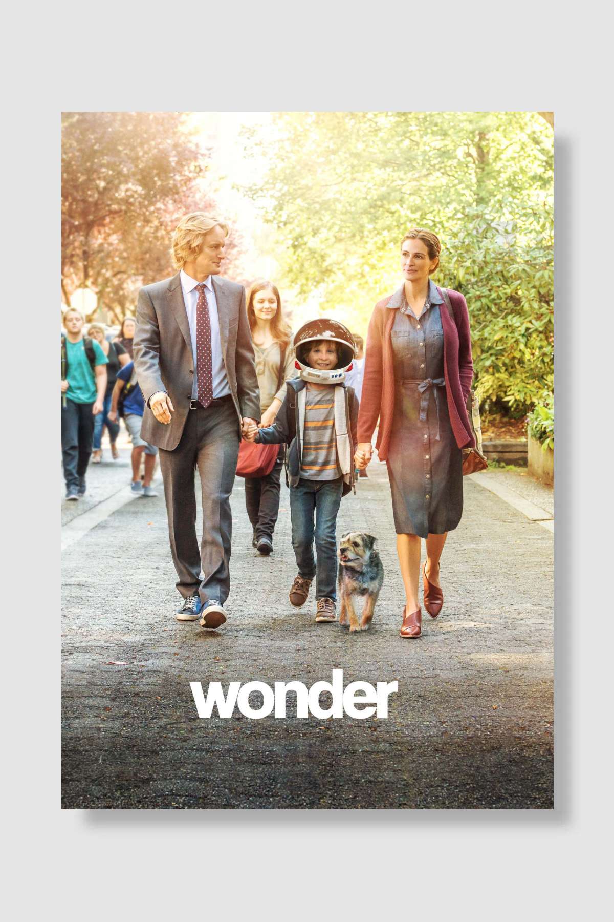 Mucize - Wonder Film Poster Çerçevesiz Yüksek Kalite Film Afiş Duvar Poster