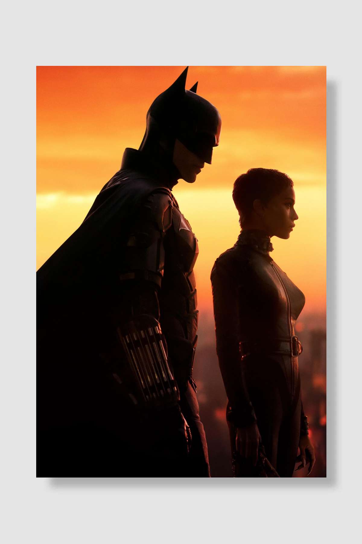 The Batman Film Poster Çerçevesiz Yüksek Kalite Film Afiş Duvar Poster