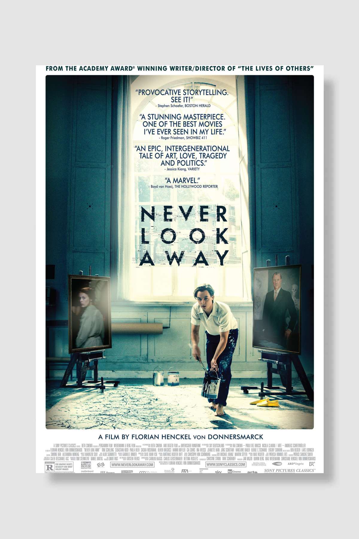 Asla Gözlerini Kaçırma - Werk ohne Autor Film Poster Çerçevesiz Yüksek Kalite Film Afiş Duvar Poster