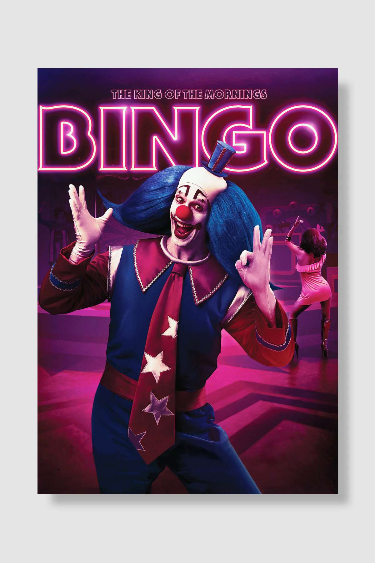 Bingo - Sabahların Kralı - Bingo: O Rei das Manhãs Film Poster Çerçevesiz Yüksek Kalite Film Afiş Duvar Poster