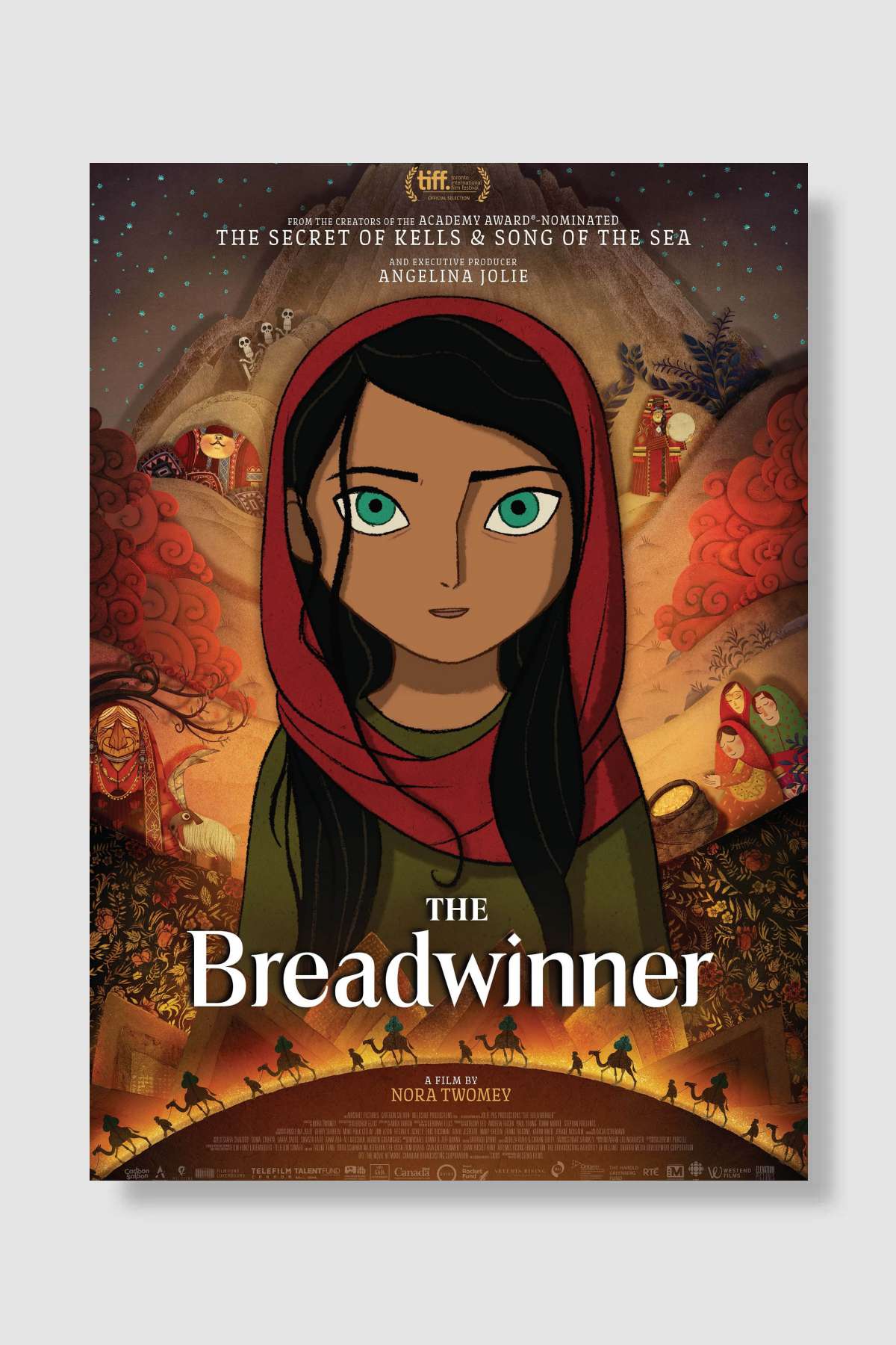 Pervane - The Breadwinner Film Poster Çerçevesiz Yüksek Kalite Film Afiş Duvar Poster