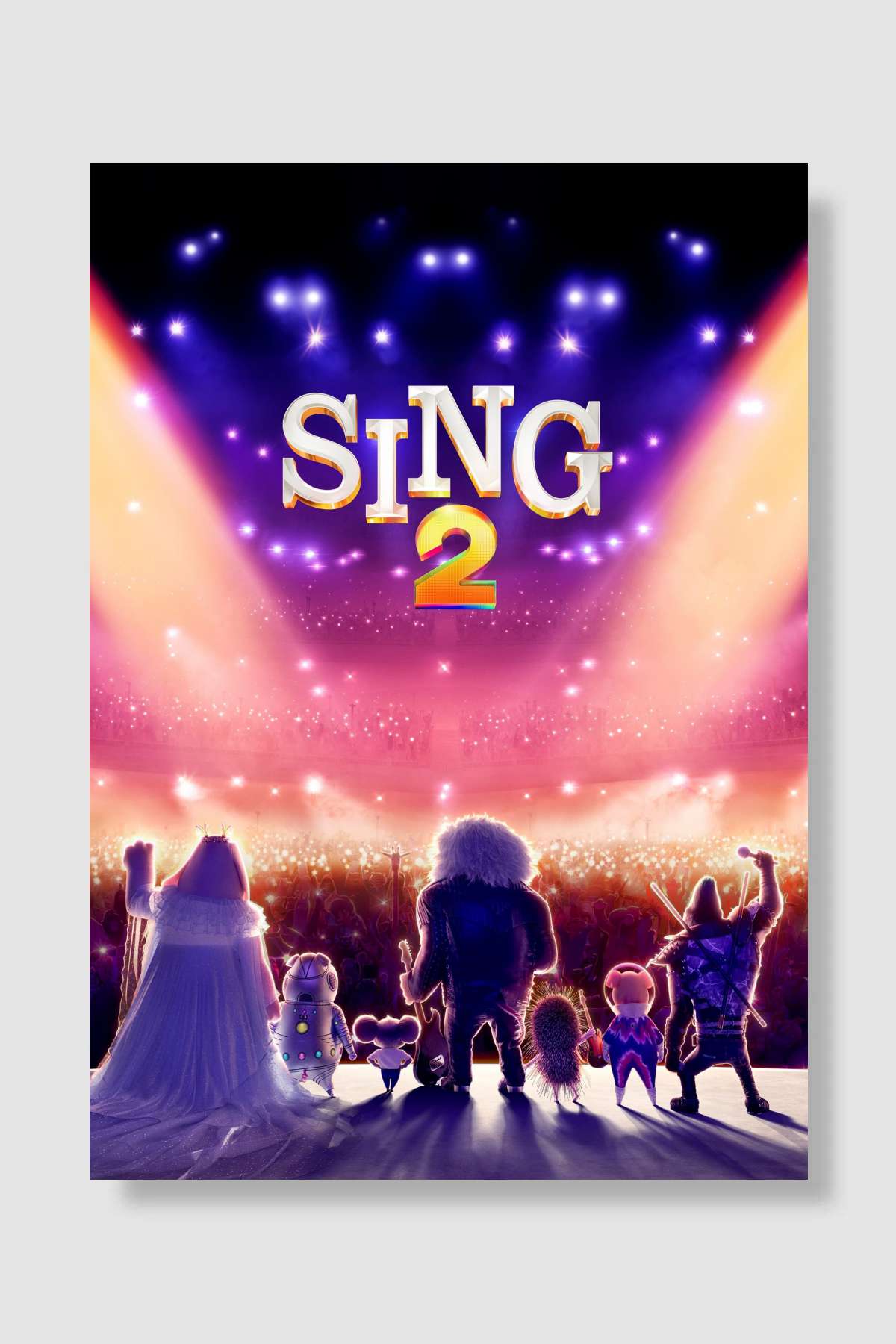 Şarkını Söyle 2 - Sing 2 Film Poster Çerçevesiz Yüksek Kalite Film Afiş Duvar Poster
