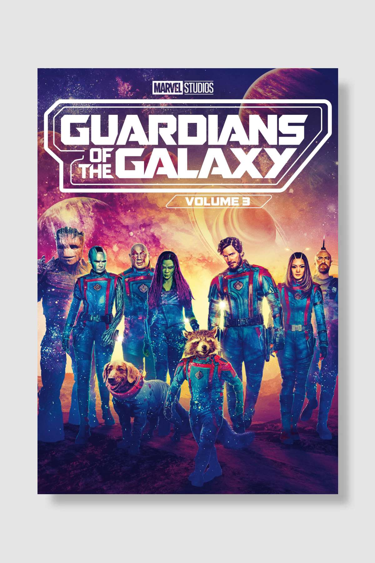 Galaksinin Koruyucuları 3 - Guardians of the Galaxy Vol. 3 Film Poster Çerçevesiz Yüksek Kalite Film Afiş Duvar Poster - En İyi Fiyatlarla