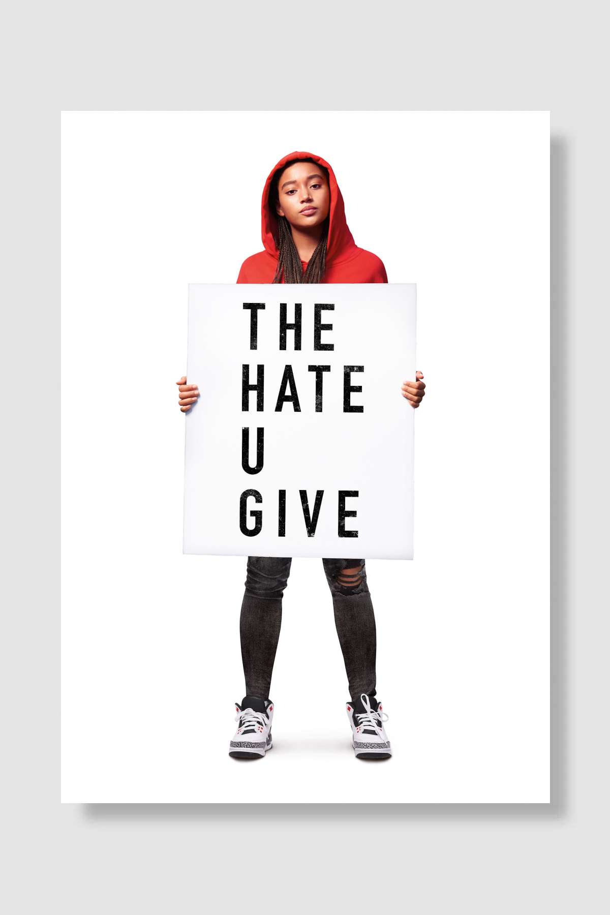 Sessiz Kalma - The Hate U Give Film Poster Çerçevesiz Yüksek Kalite Film Afiş Duvar Poster