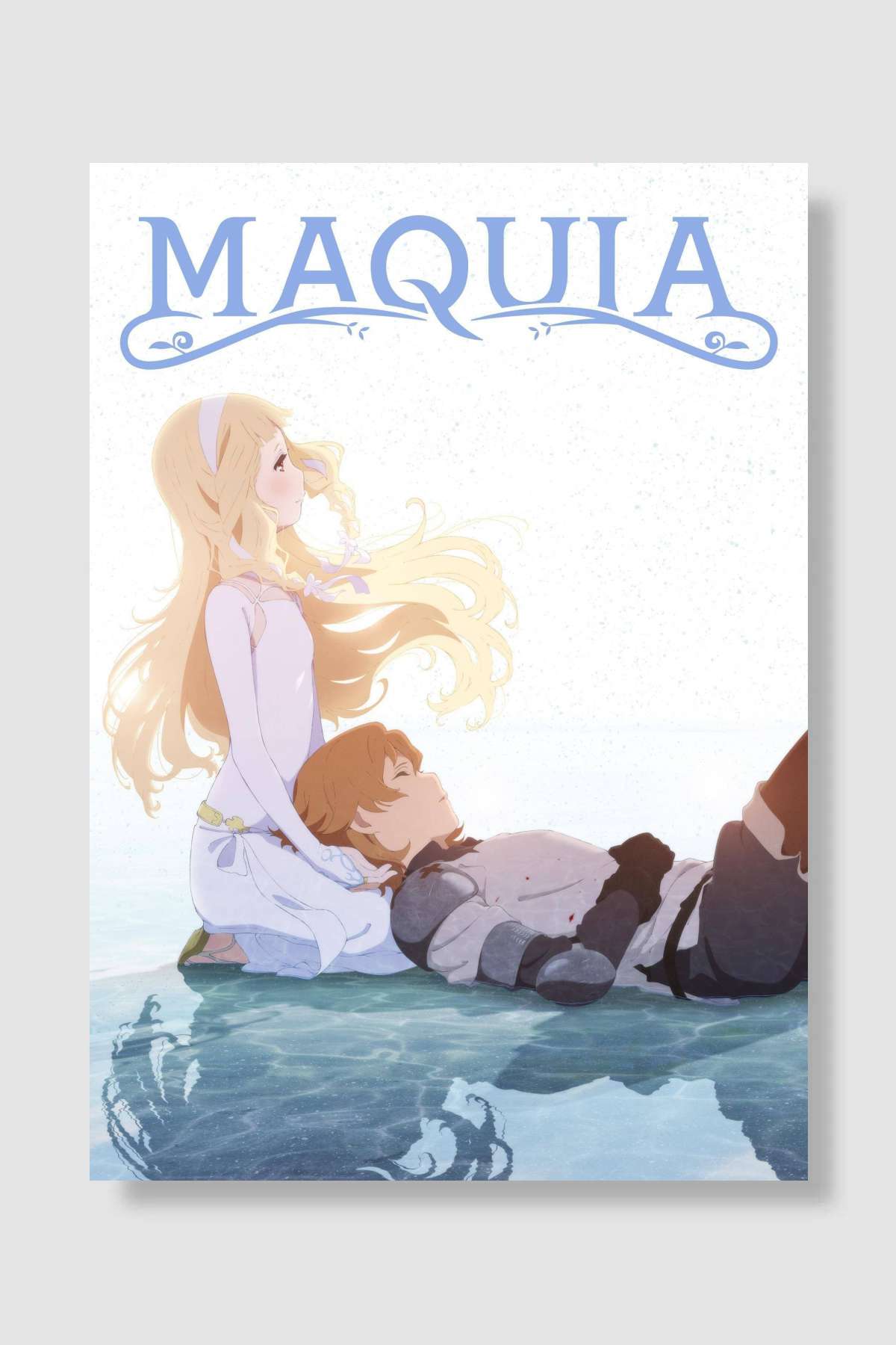 Sayonara no Asa ni Yakusoku no Hana wo Kazarou - さよならの朝に約束の花をかざろう Film Poster Çerçevesiz Yüksek Kalite Film Afiş Duvar Poster