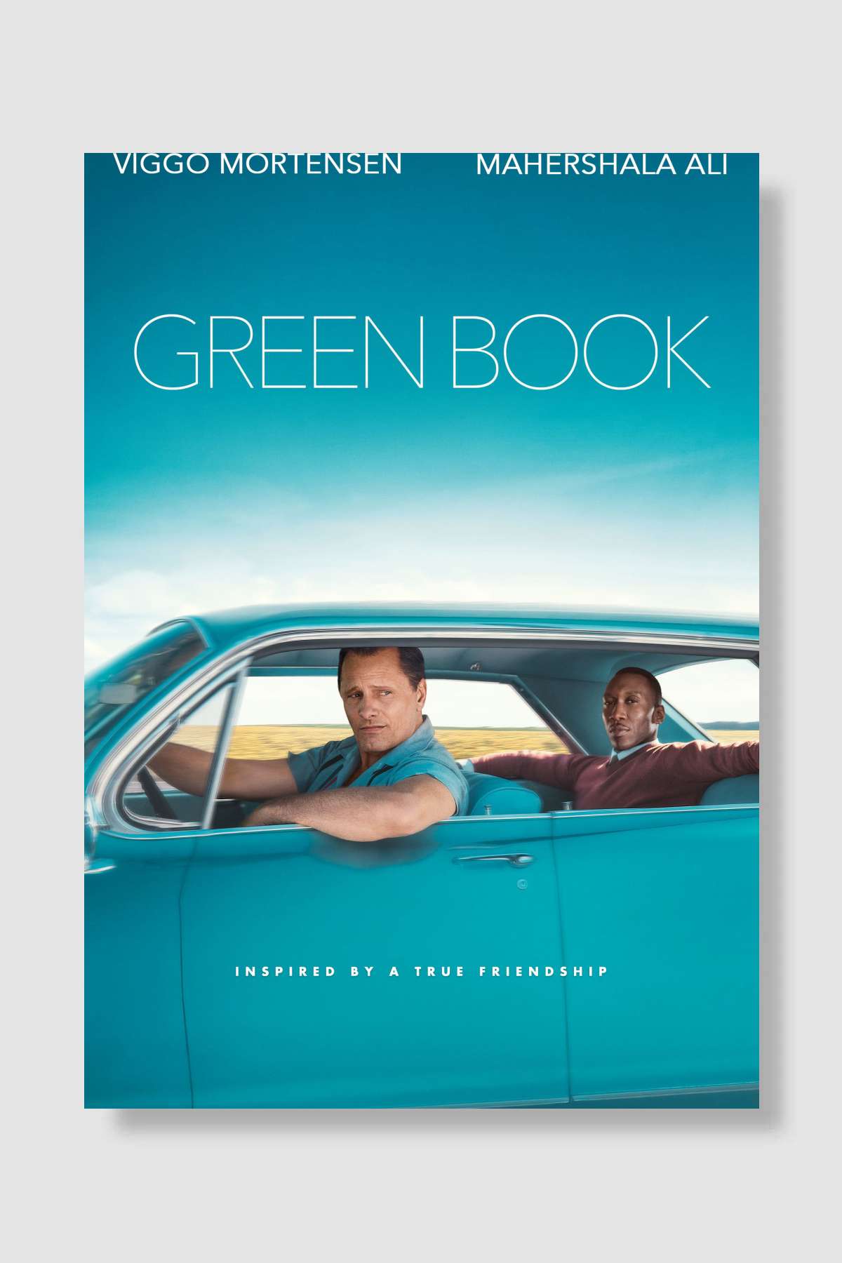 Yeşil Rehber - Green Book Film Poster Çerçevesiz Yüksek Kalite Film Afiş Duvar Poster