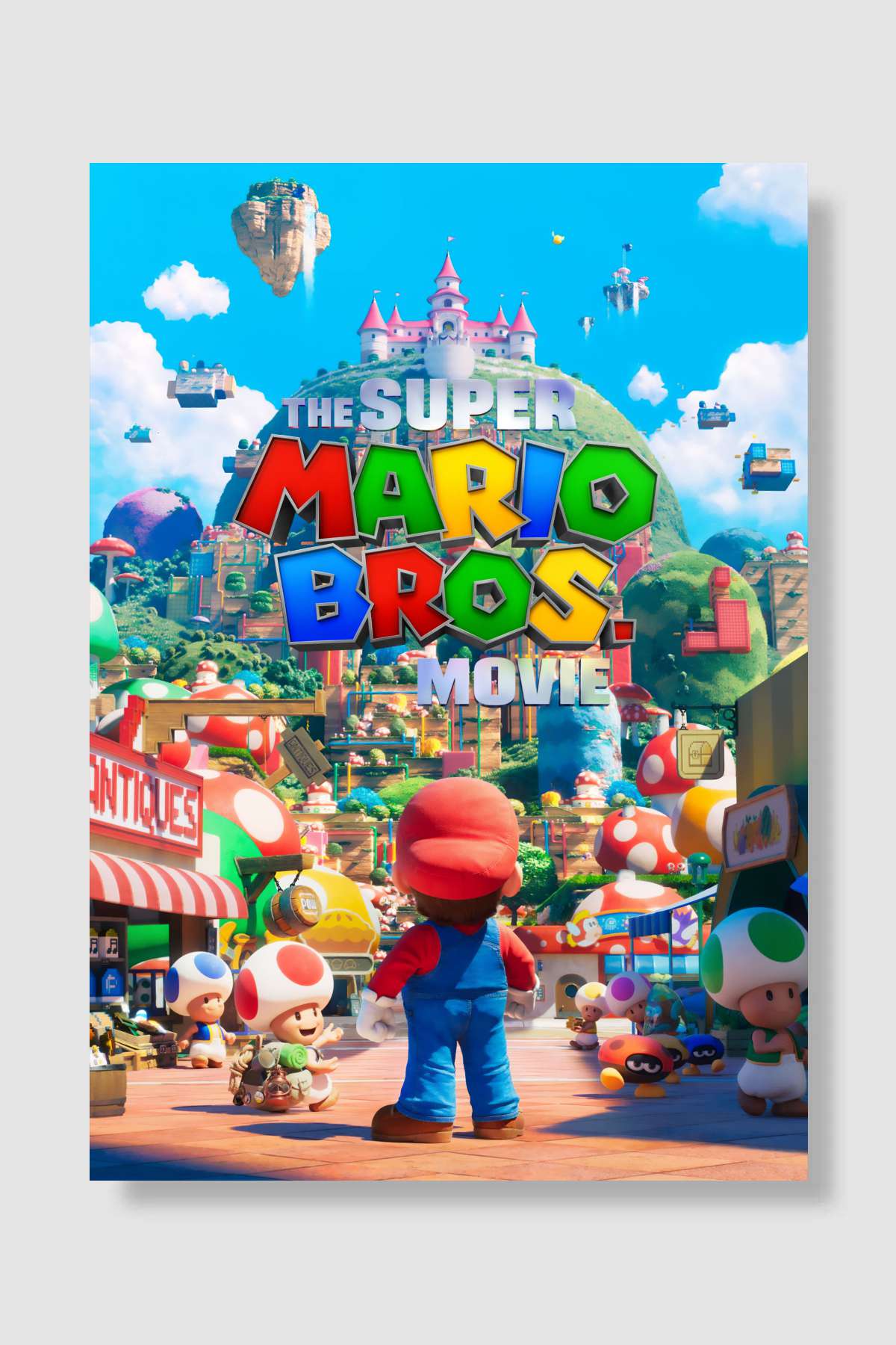 Süper Mario Kardeşler - The Super Mario Bros. Movie Film Poster Çerçevesiz Yüksek Kalite Film Afiş Duvar Poster