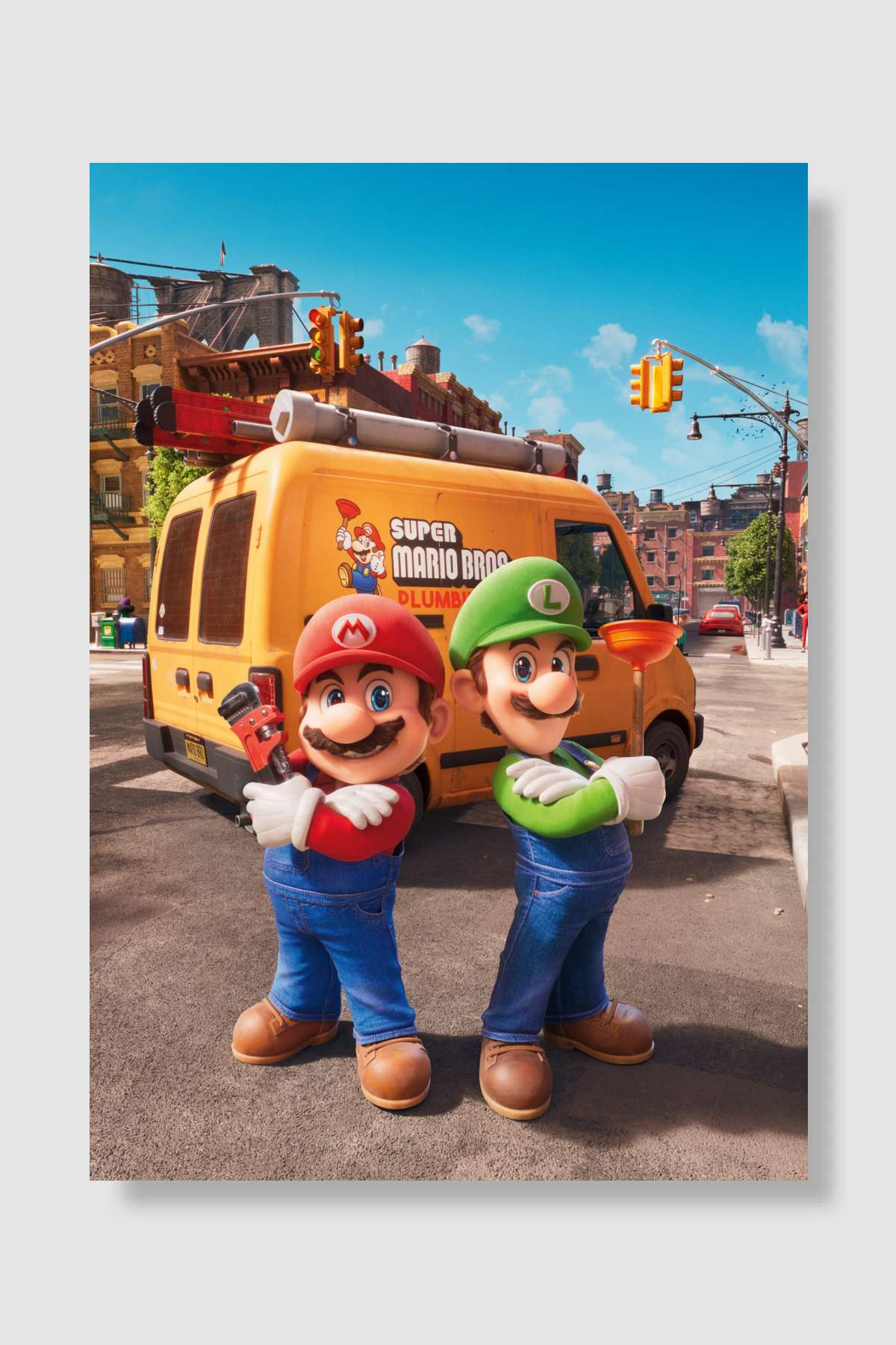 Süper Mario Kardeşler - The Super Mario Bros. Movie Film Poster Çerçevesiz Yüksek Kalite Film Afiş Duvar Poster