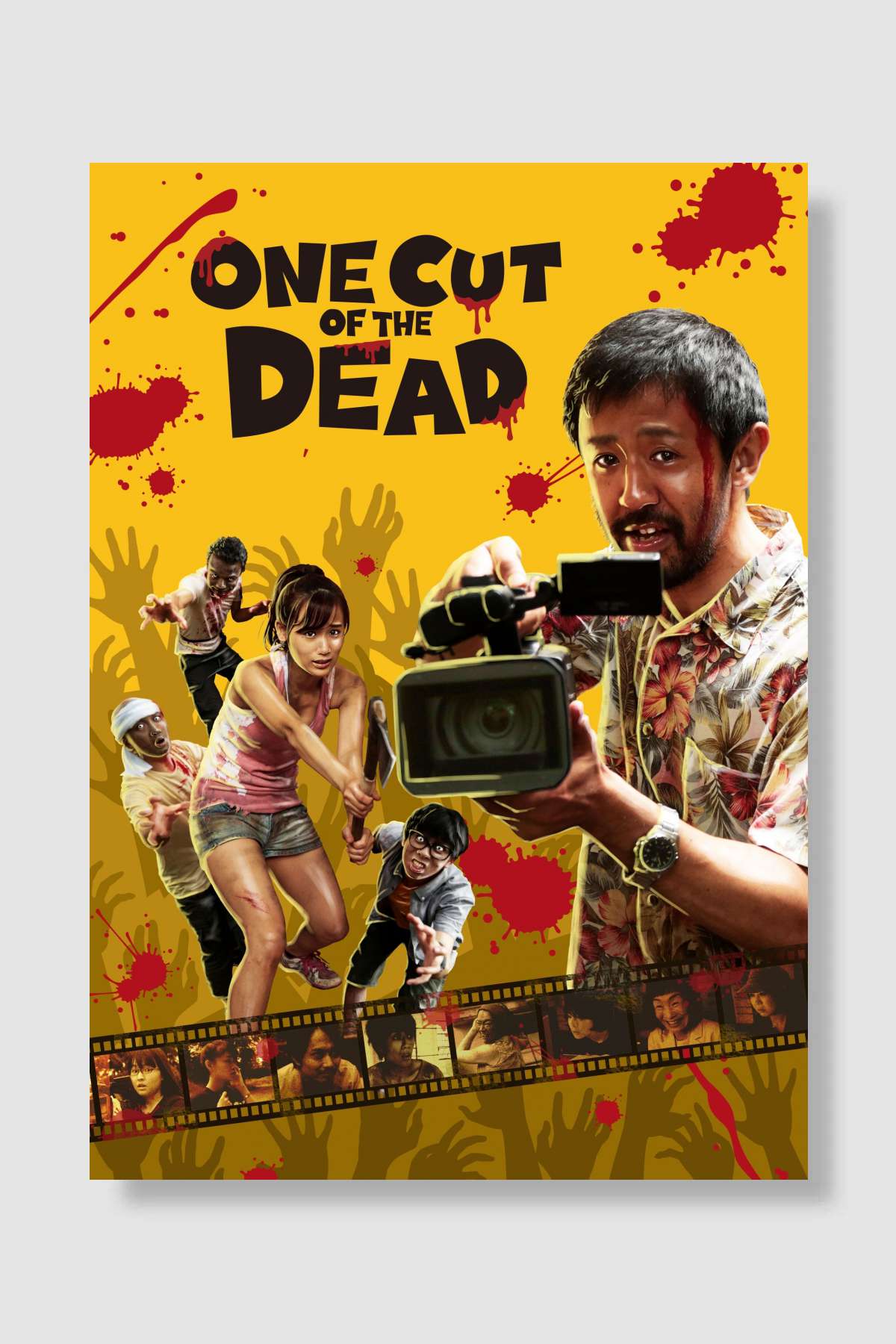 One Cut of the Dead - カメラを止めるな！ Film Poster Çerçevesiz Yüksek Kalite Film Afiş Duvar Poster