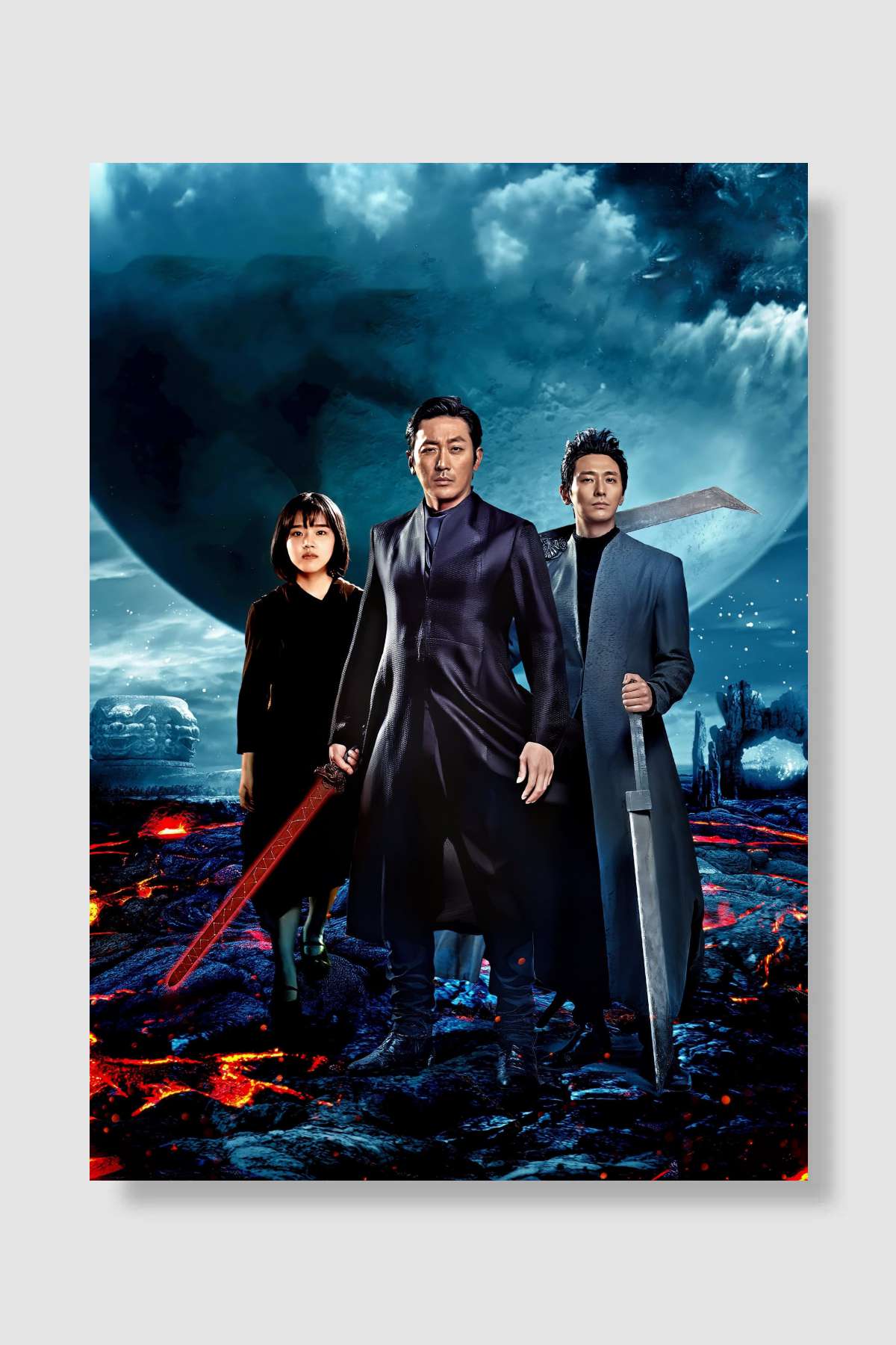 Tanrı ile Günah ve Cezaya 2 : Son 49 gün - 신과함께-인과 연 Film Poster Çerçevesiz Yüksek Kalite Film Afiş Duvar Poster