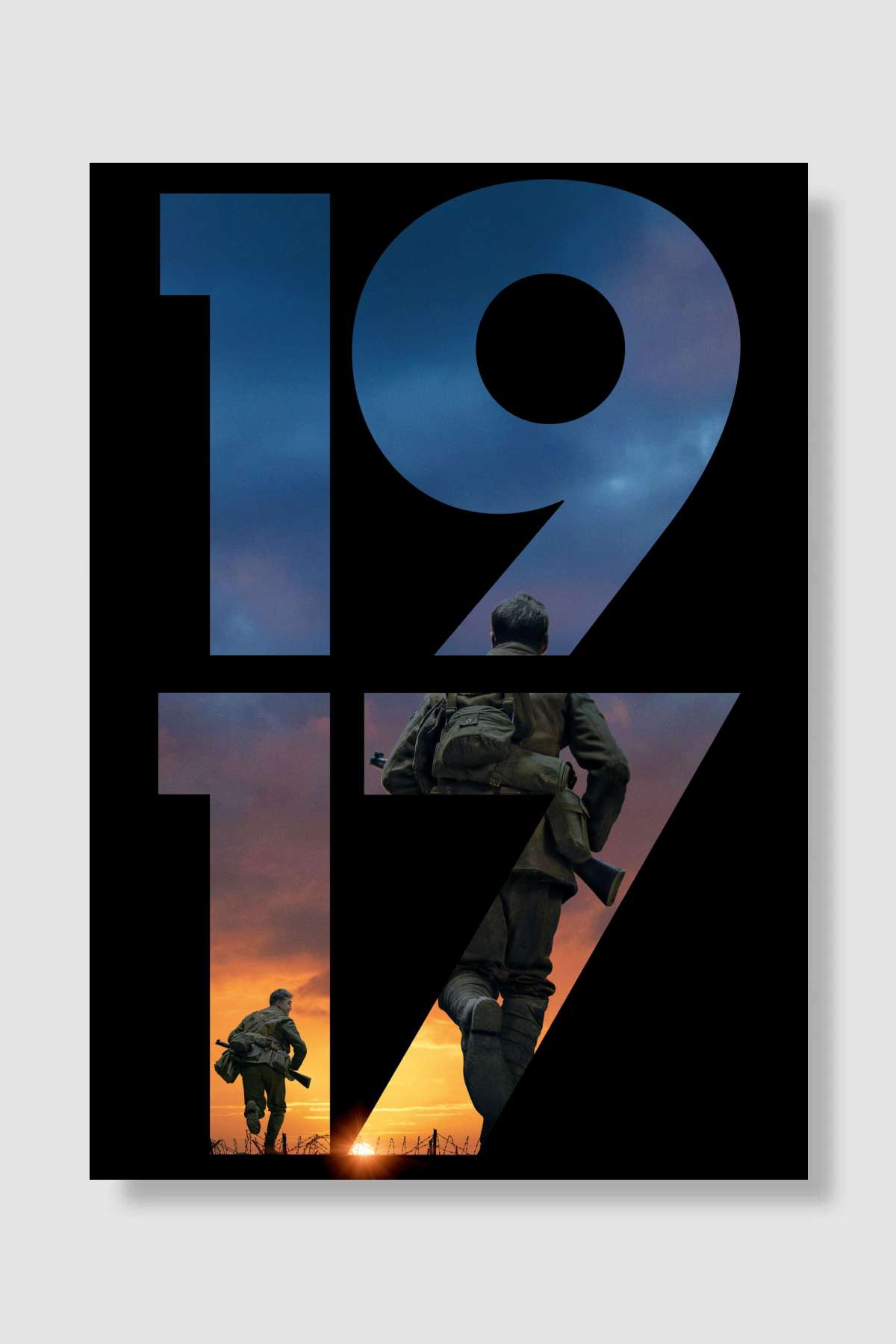 1917 Film Poster Çerçevesiz Yüksek Kalite Film Afiş Duvar Poster