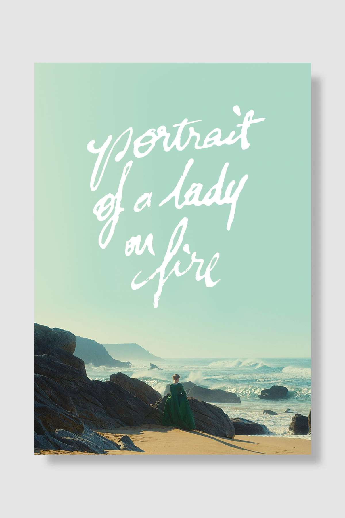 Alev Almış Bir Genç Kızın Portresi - Portrait de la jeune fille en feu Film Poster Çerçevesiz Yüksek Kalite Film Afiş Duvar Poster