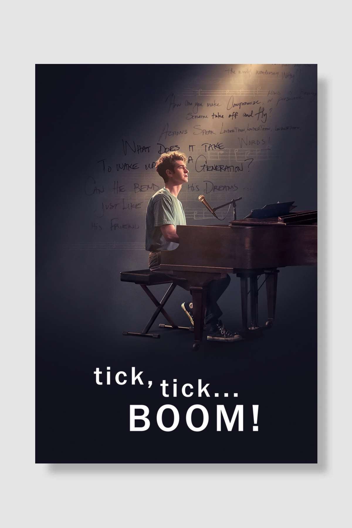 tick, tick... BOOM! Film Poster Çerçevesiz Yüksek Kalite Film Afiş Duvar Poster