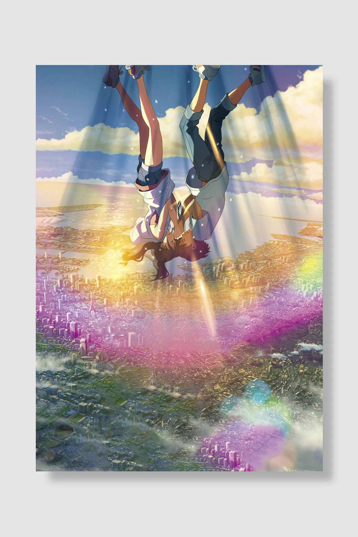 Tenki no Ko - 天気の子 Film Poster Çerçevesiz Yüksek Kalite Film Afiş Duvar Poster