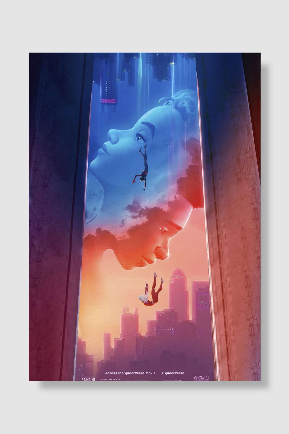 Örümcek-Adam: Örümcek-Evrenine Geçiş - Spider-Man: Across the Spider-Verse Film Poster Çerçevesiz Yüksek Kalite Film Afiş Duvar Poster