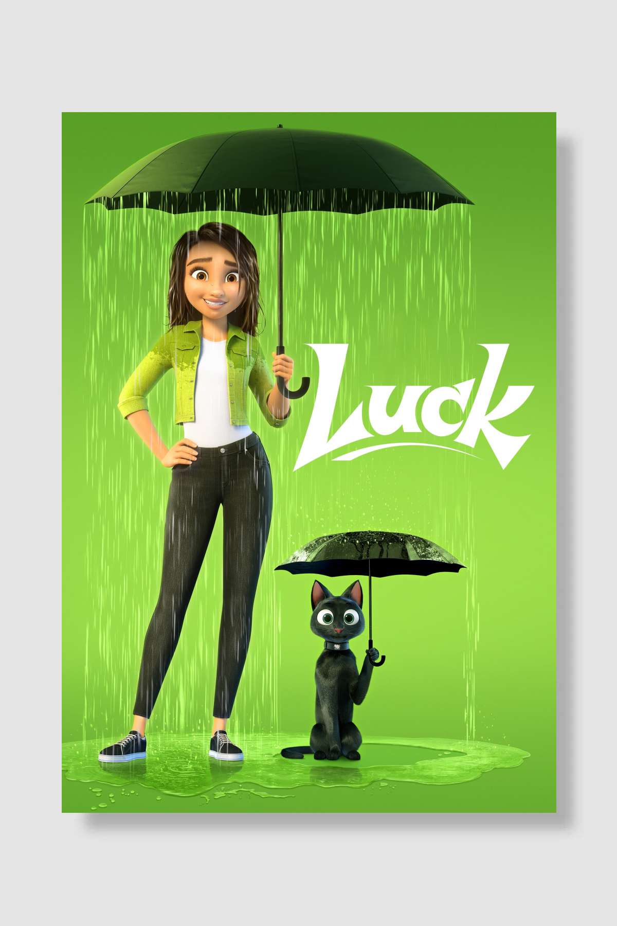 Luck Film Poster Çerçevesiz Yüksek Kalite Film Afiş Duvar Poster