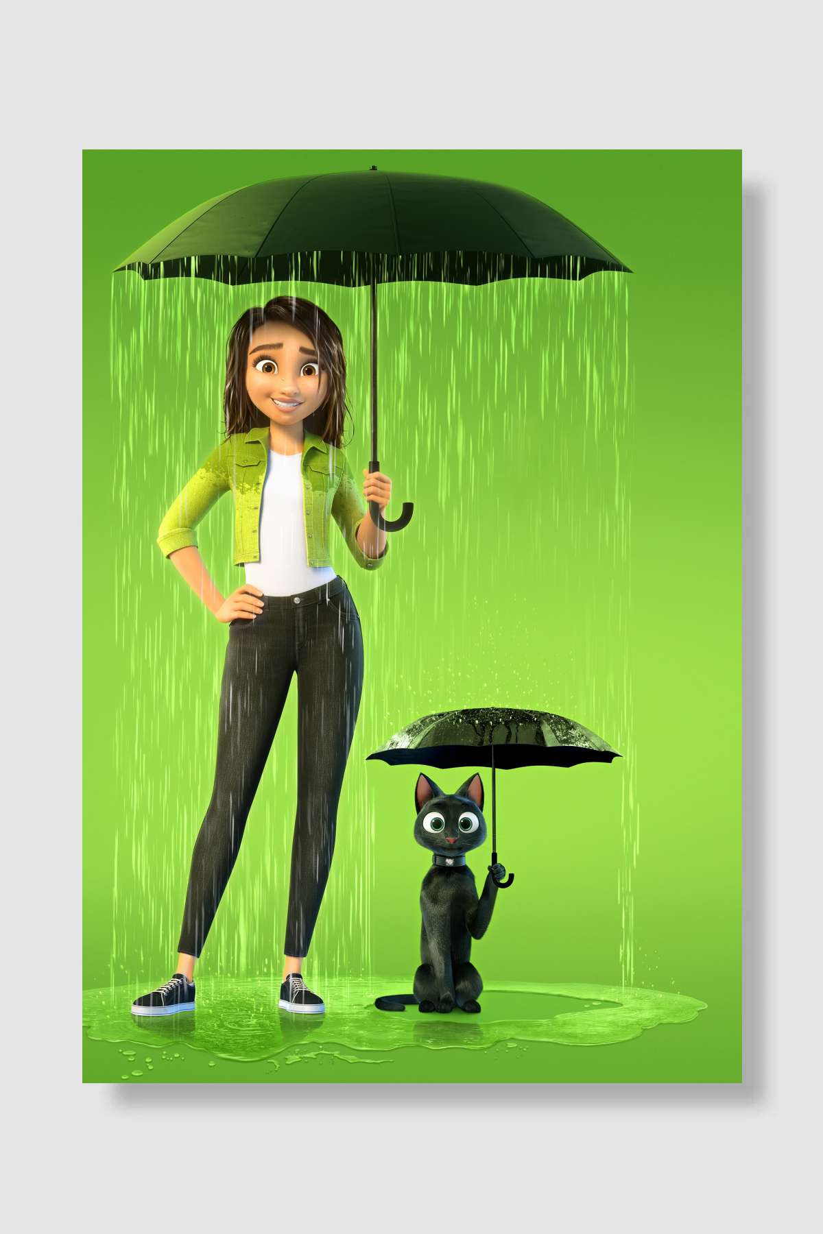 Luck Film Poster Çerçevesiz Yüksek Kalite Film Afiş Duvar Poster