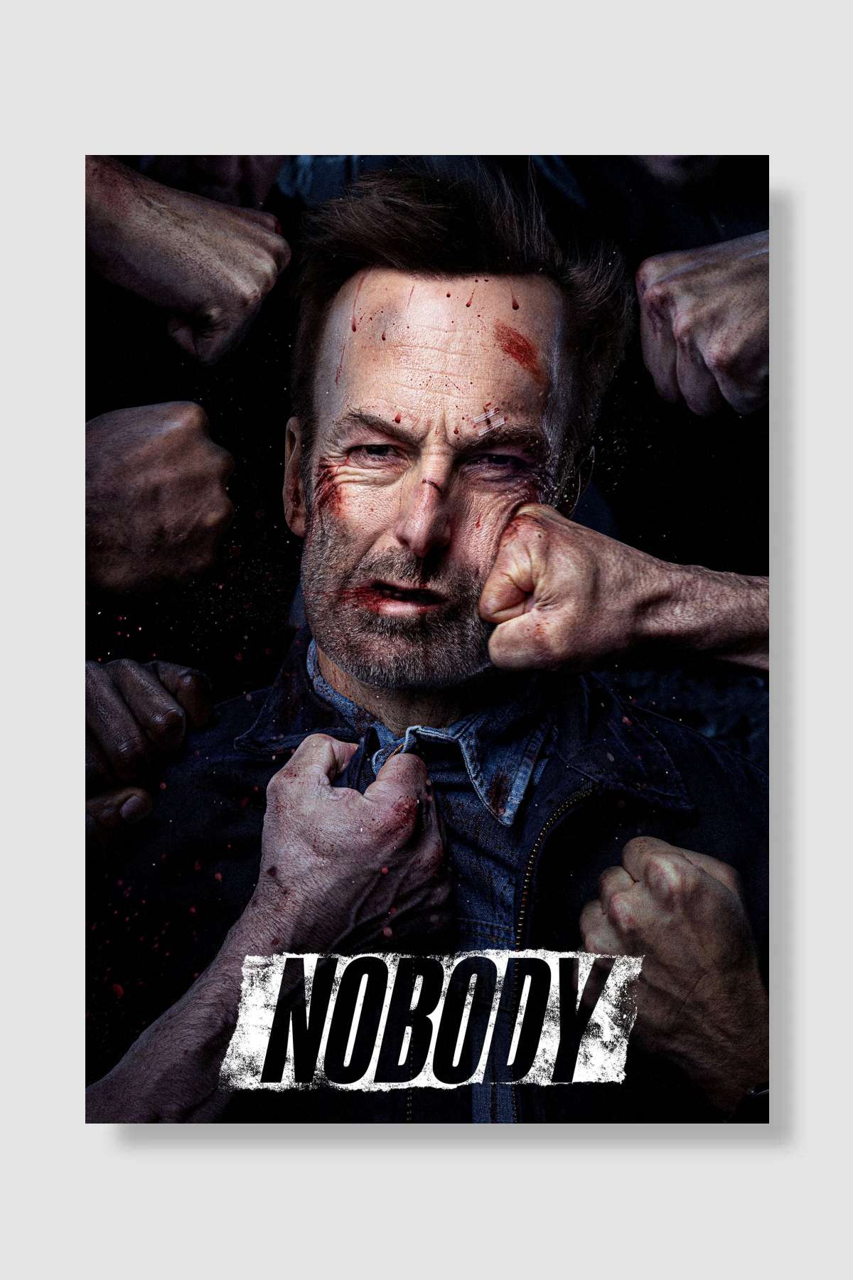 Önemsiz Biri - Nobody Film Poster Çerçevesiz Yüksek Kalite Film Afiş Duvar Poster