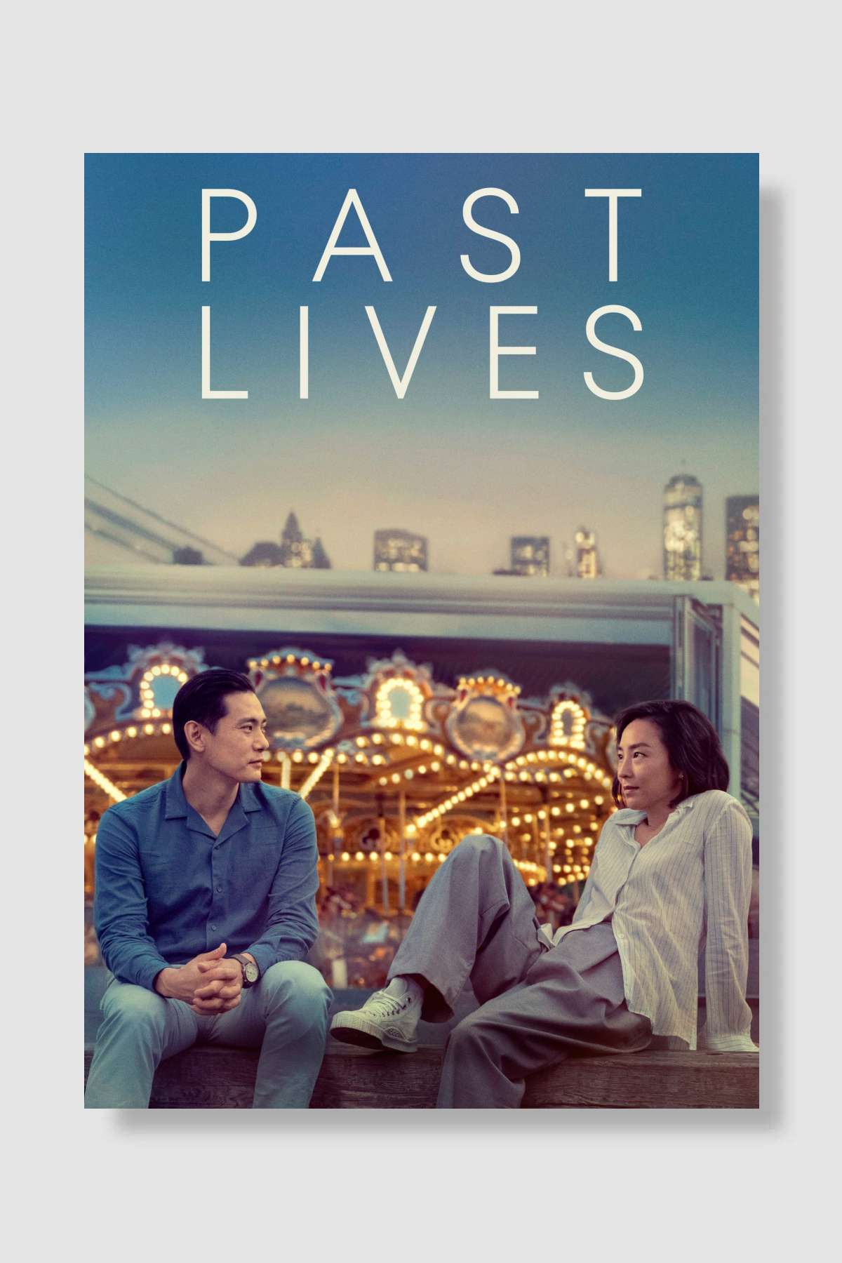 Başka Bir Hayatta - Past Lives Film Poster Çerçevesiz Yüksek Kalite Film Afiş Duvar Poster