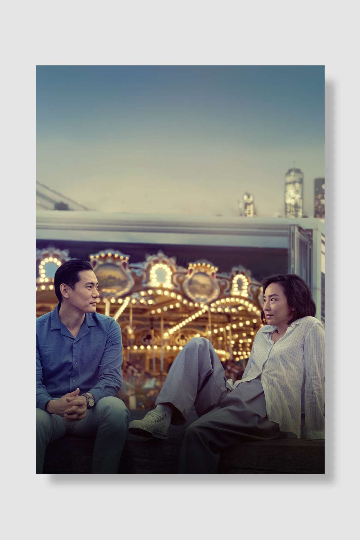 Başka Bir Hayatta - Past Lives Film Poster Çerçevesiz Yüksek Kalite Film Afiş Duvar Poster