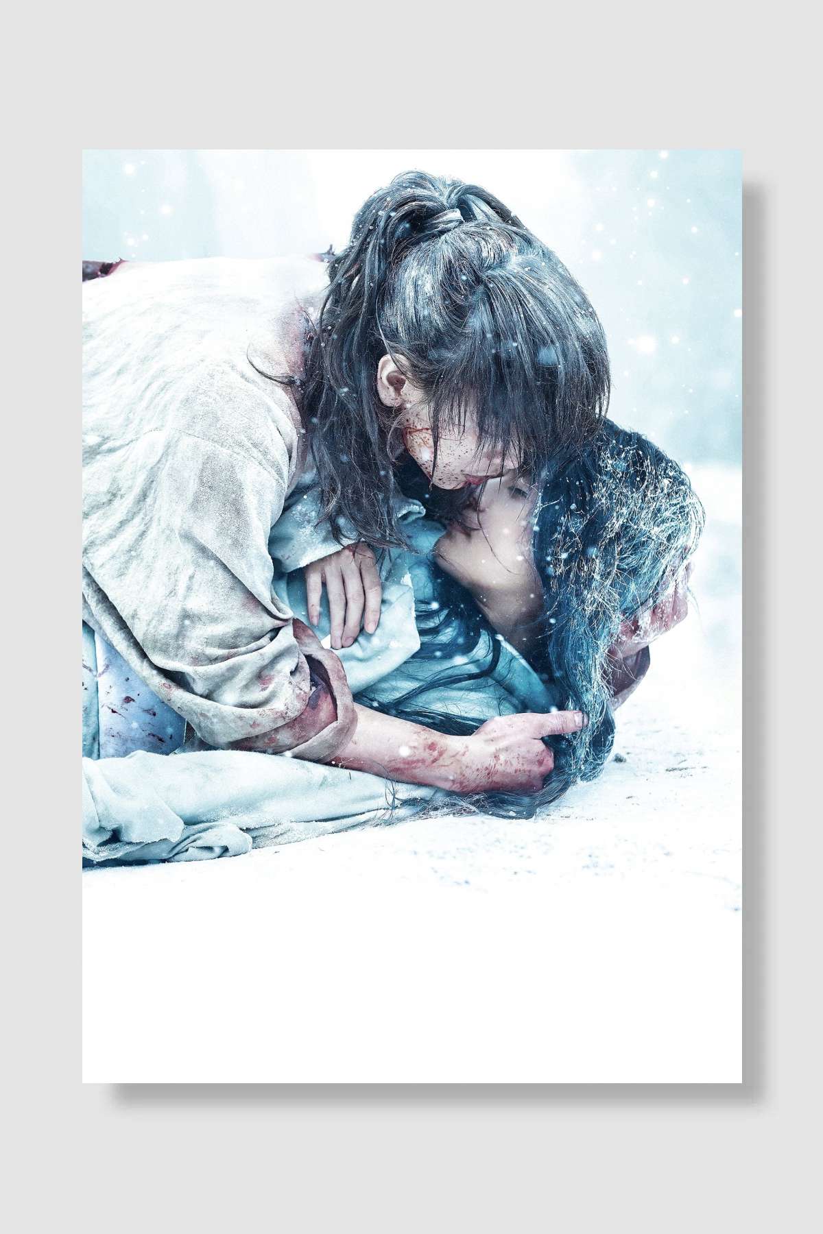 Rurouni Kenshin: Başlangıç - るろうに剣心 最終章 The Beginning Film Poster Çerçevesiz Yüksek Kalite Film Afiş Duvar Poster