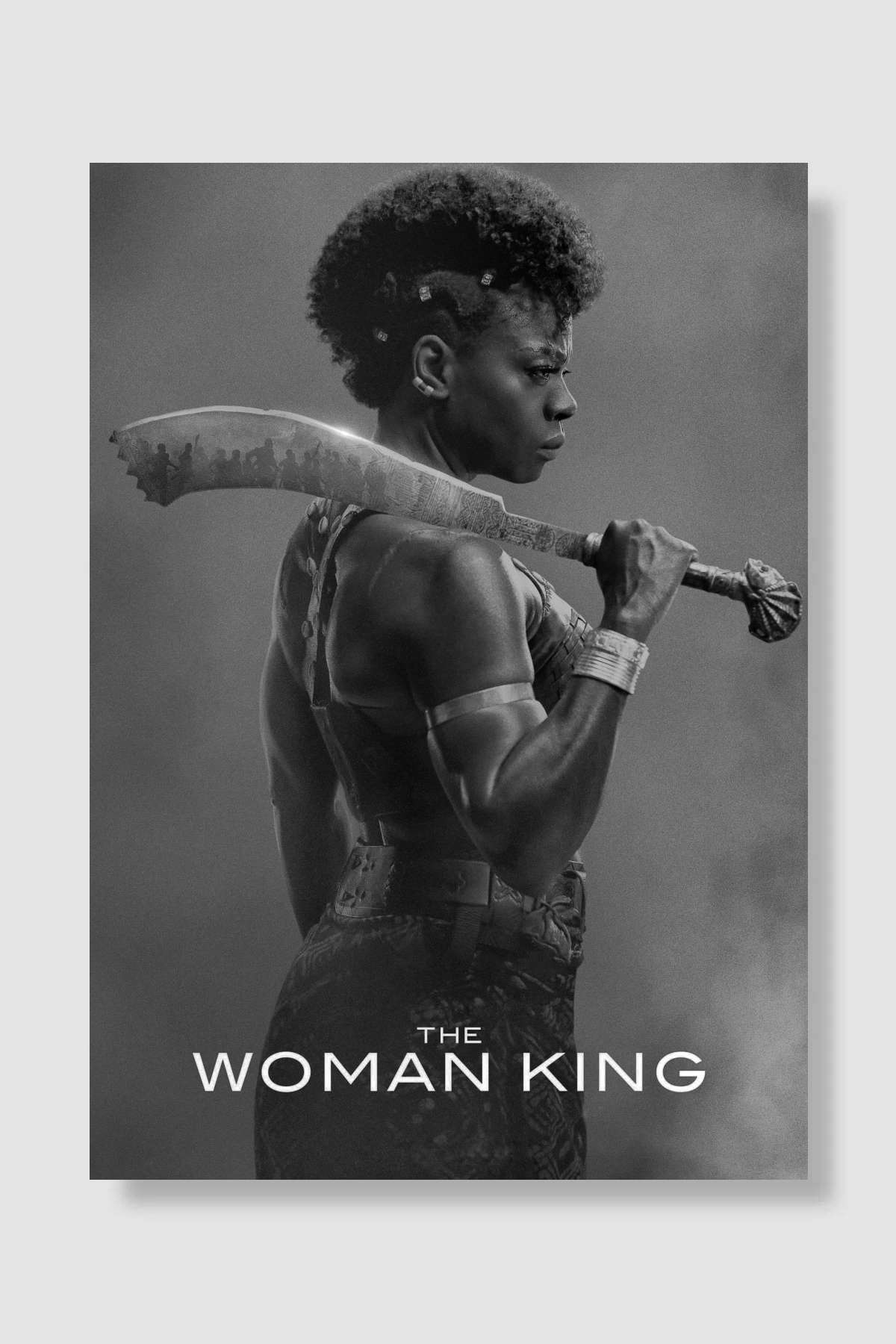 Kadın Kral - The Woman King Film Poster Çerçevesiz Yüksek Kalite Film Afiş Duvar Poster