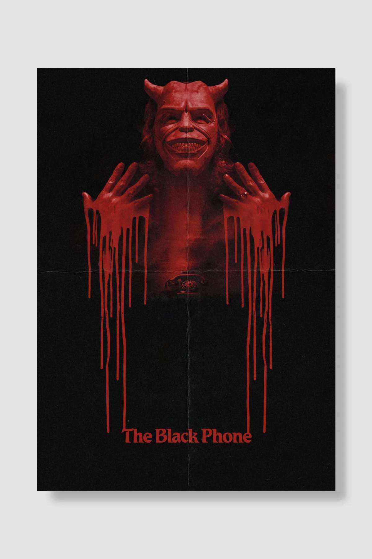 Siyah Telefon - The Black Phone Film Poster Çerçevesiz Yüksek Kalite Film Afiş Duvar Poster - En İyi Fiyatlarla