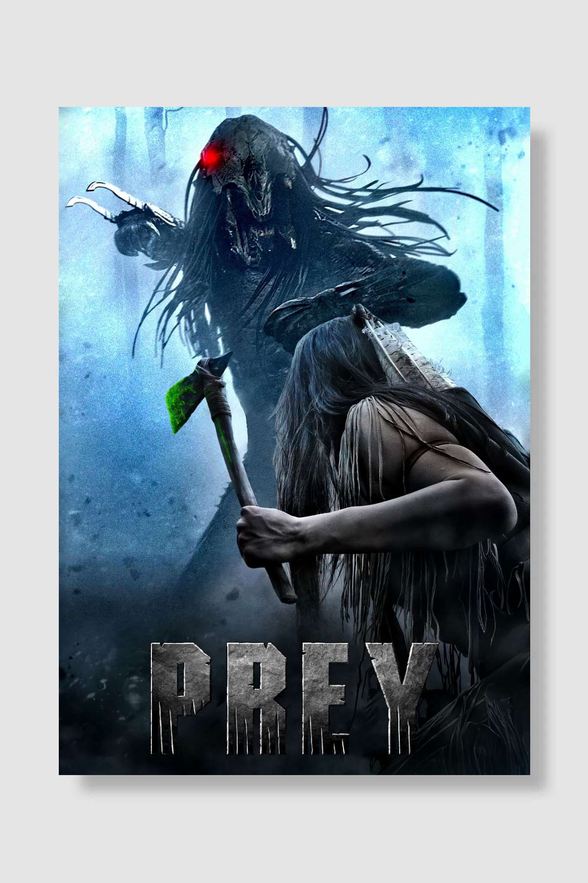 Prey Film Poster Çerçevesiz Yüksek Kalite Film Afiş Duvar Poster