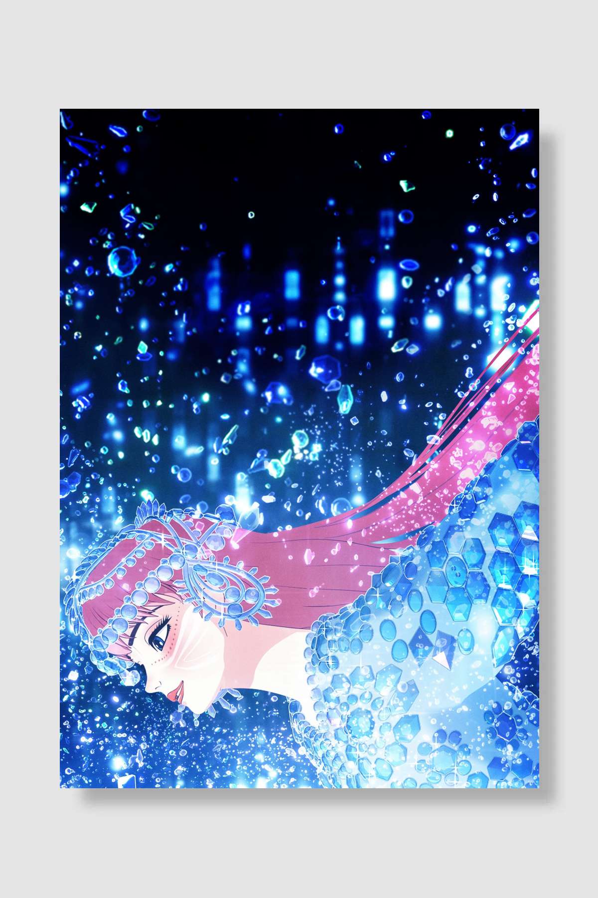 Belle - 竜とそばかすの姫 Film Poster Çerçevesiz Yüksek Kalite Film Afiş Duvar Poster