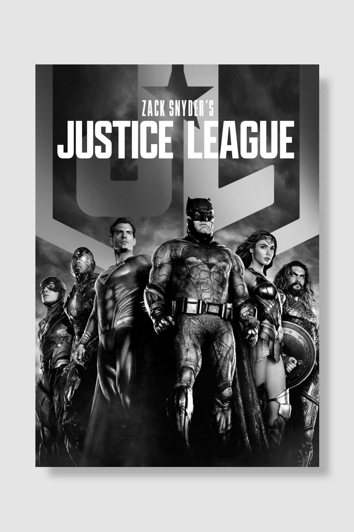 Zack Snyder'ın Adalet Birliği - Zack Snyder's Justice League Film Poster Çerçevesiz Yüksek Kalite Film Afiş Duvar Poster - En İyi Fiyatlarla