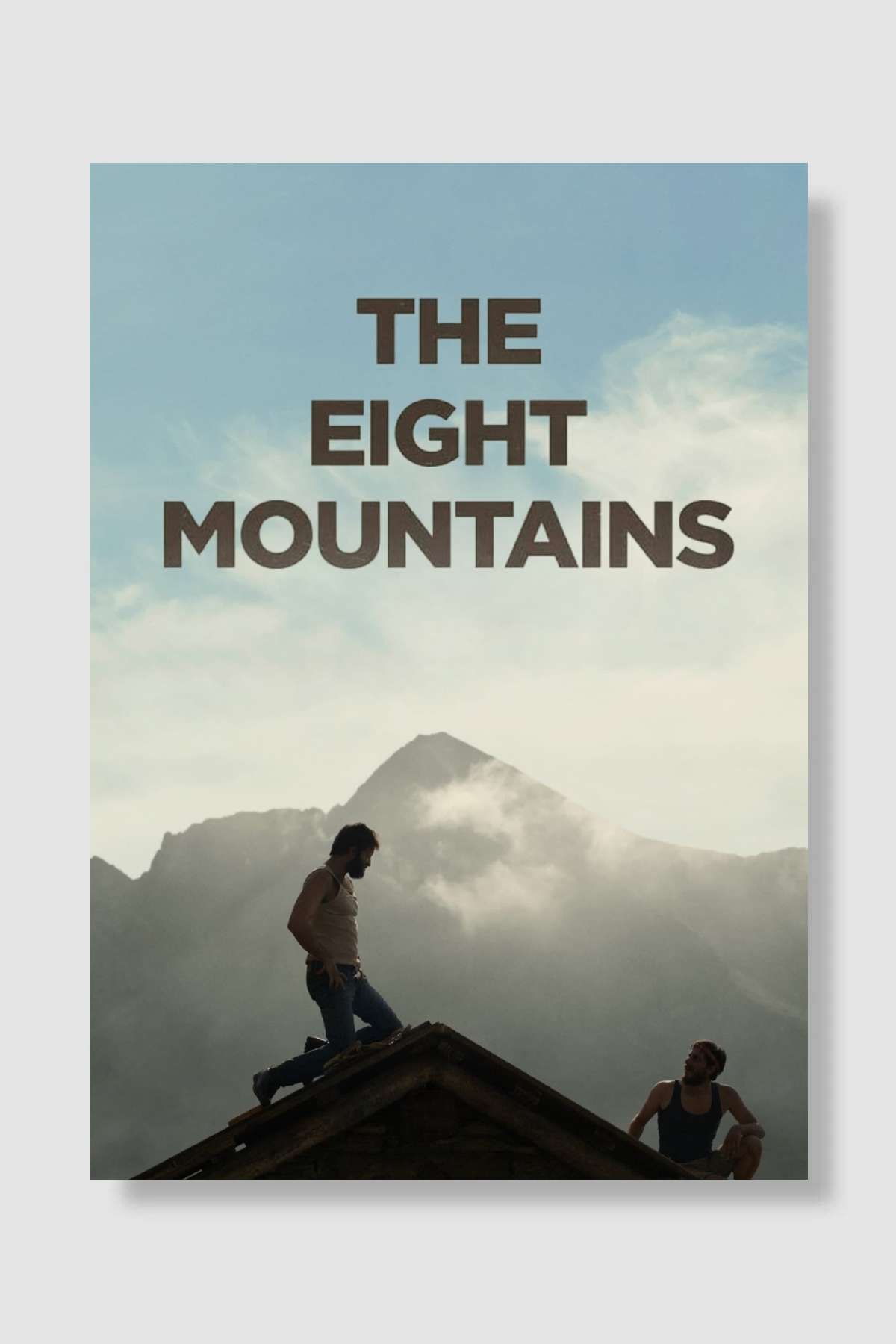 Sekiz Dağ - Le otto montagne Film Poster Çerçevesiz Yüksek Kalite Film Afiş Duvar Poster - En İyi Fiyatlarla