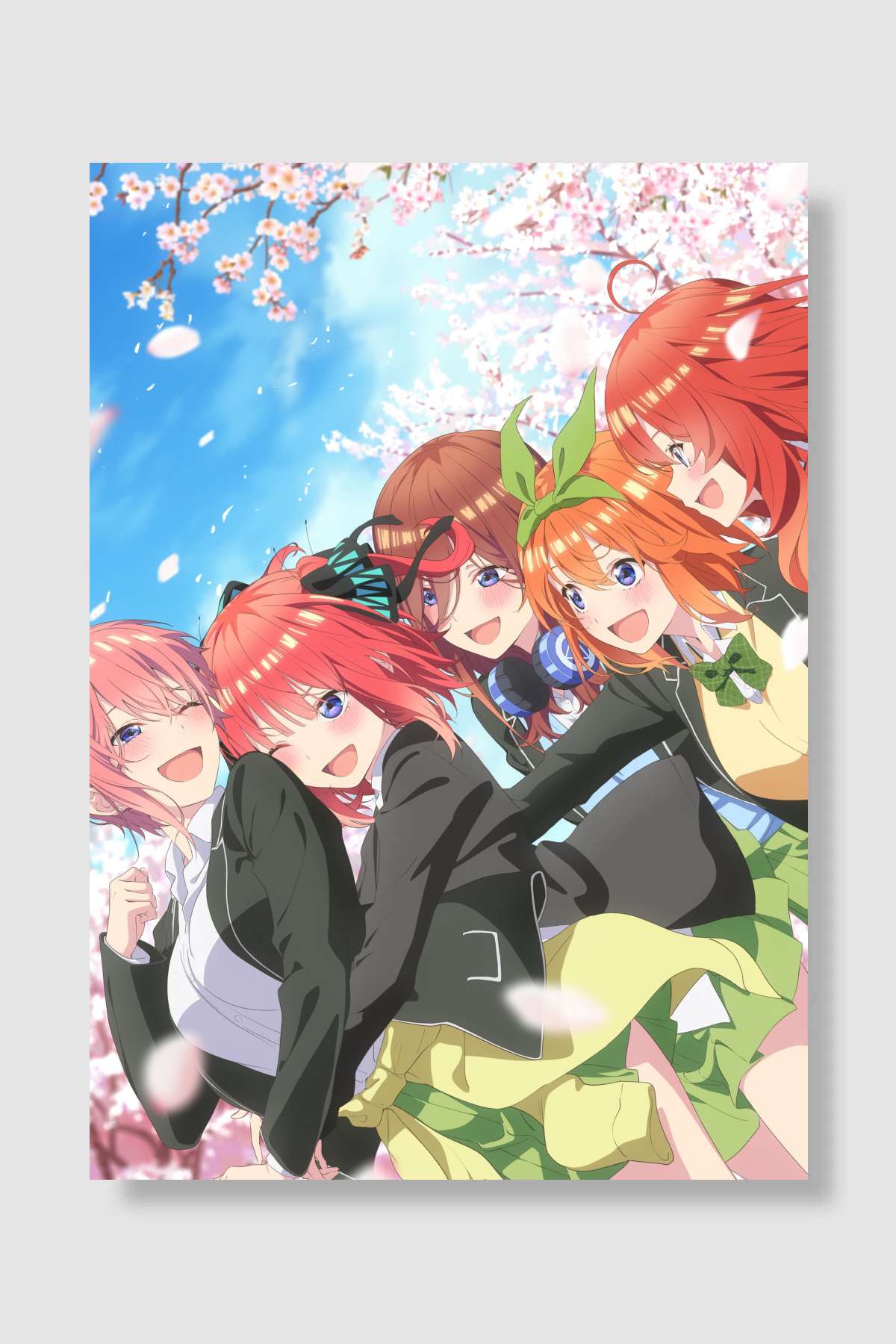 映画 五等分の花嫁 Film Poster Çerçevesiz Yüksek Kalite Film Afiş Duvar Poster