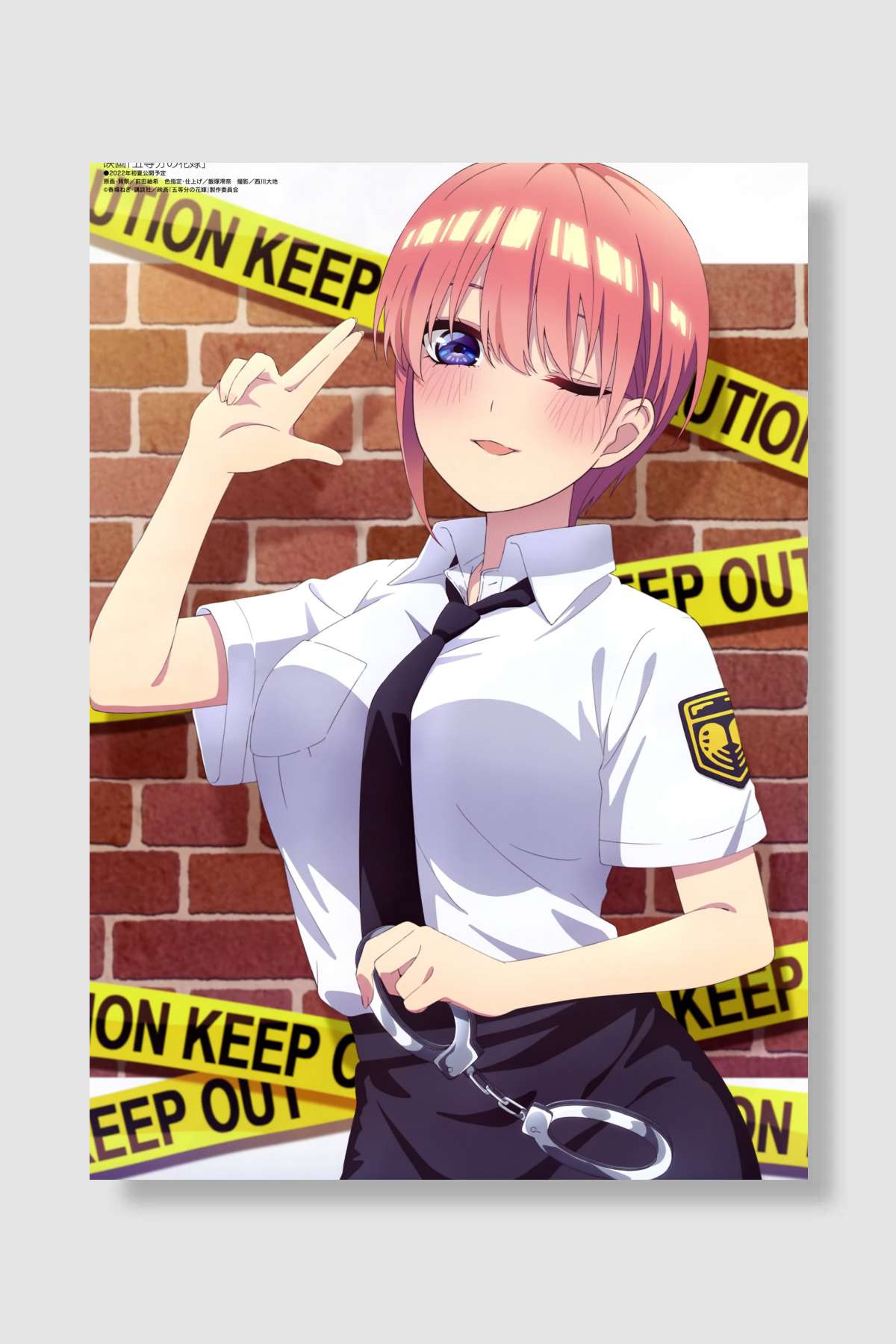 映画 五等分の花嫁 Film Poster Çerçevesiz Yüksek Kalite Film Afiş Duvar Poster